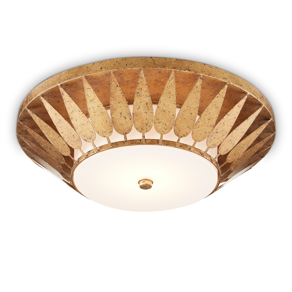 
                      
                        Floris Gold Flush Mount
                      
                    
