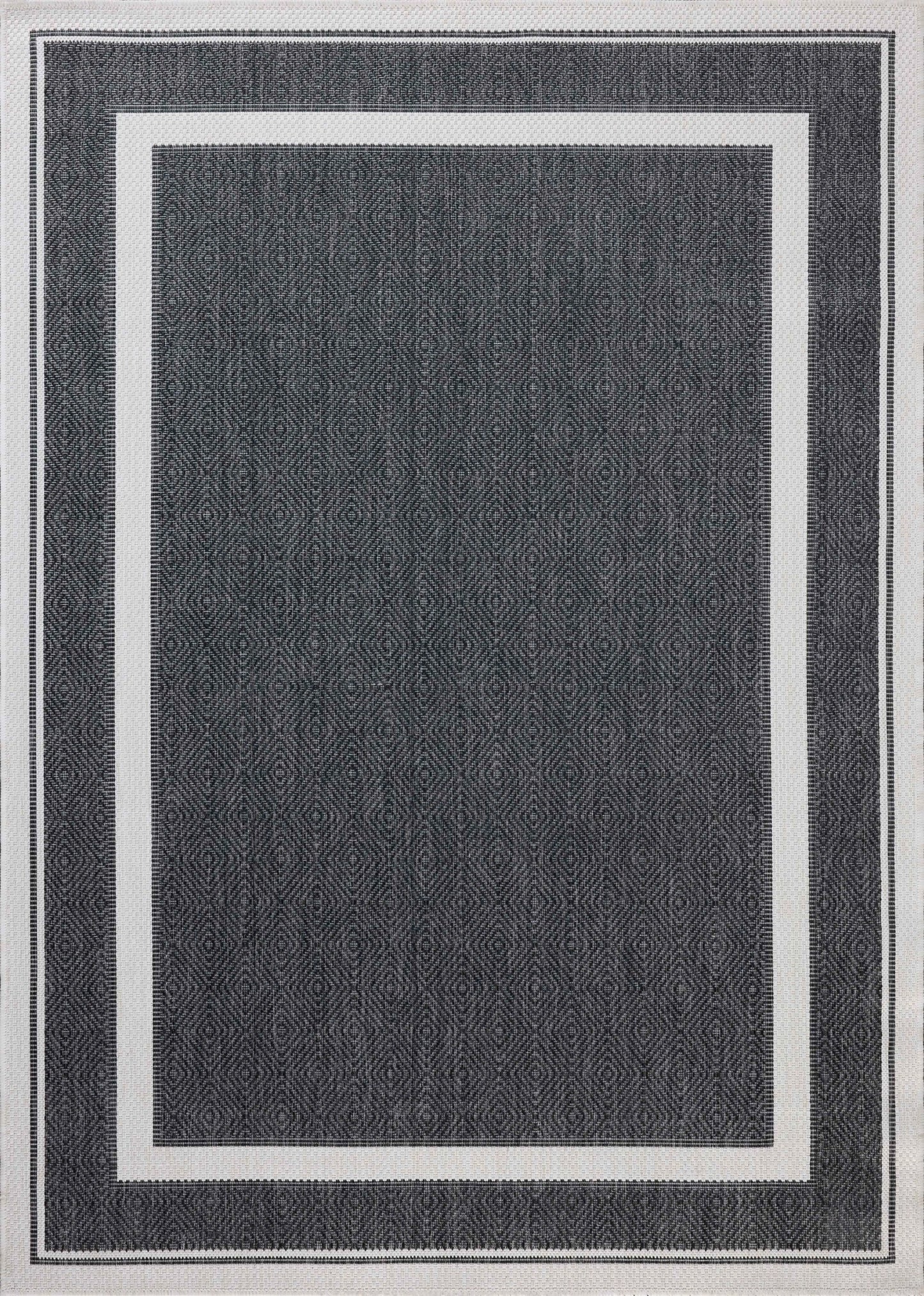 Loloi Easton Onyx / Ivory 5'-3" x 7'-6" Area Rug