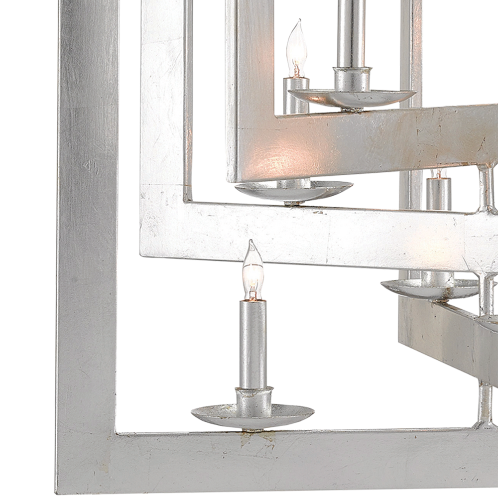 Middleton Large Silver Chandelier