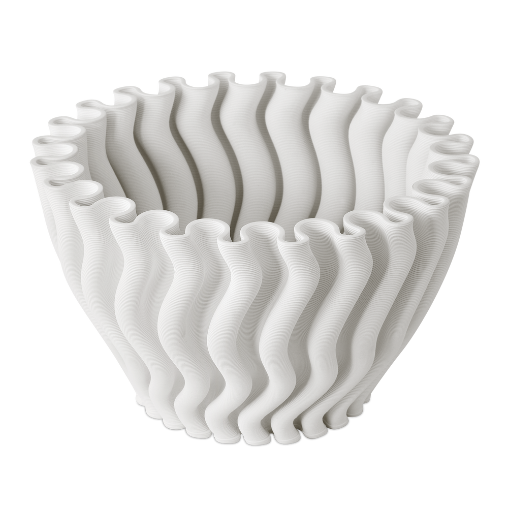 
                      
                        Ripple White Vase
                      
                    