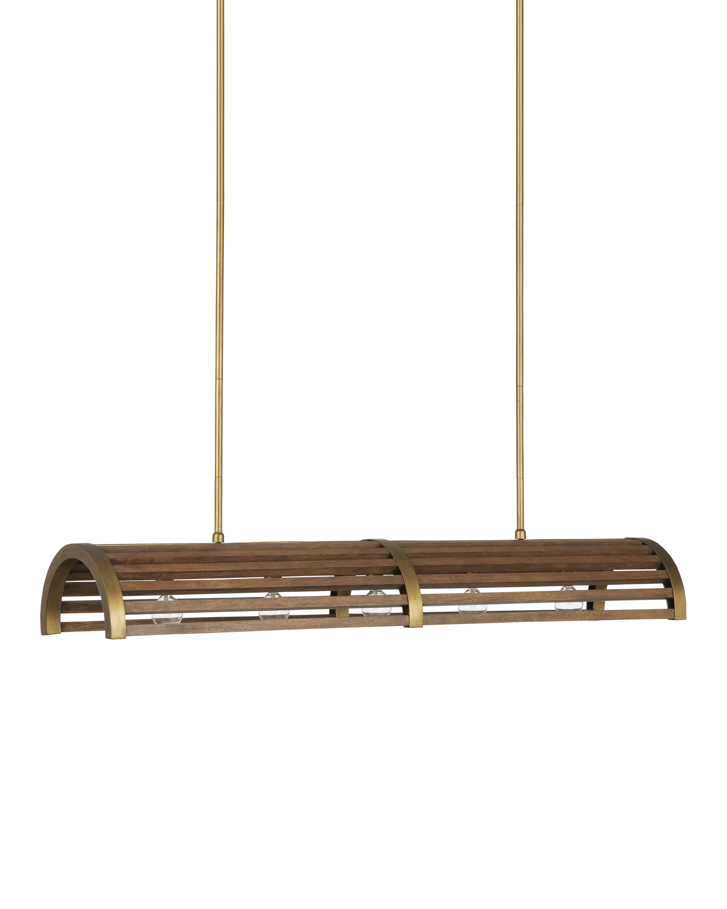Woodbine Chestnut Rectangular Chandelier - Thumbnail 2