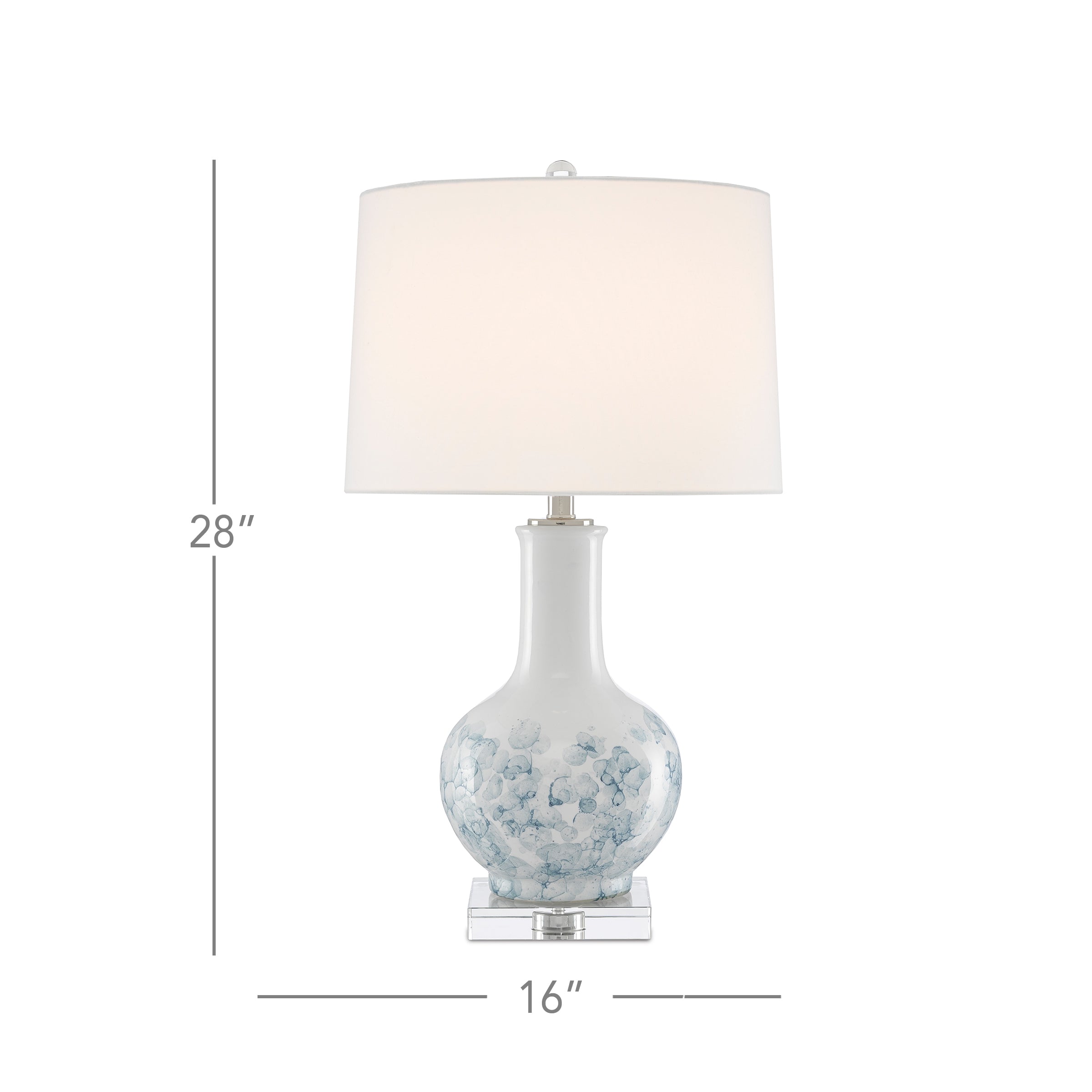 Myrtle White Table Lamp - Thumbnail 3