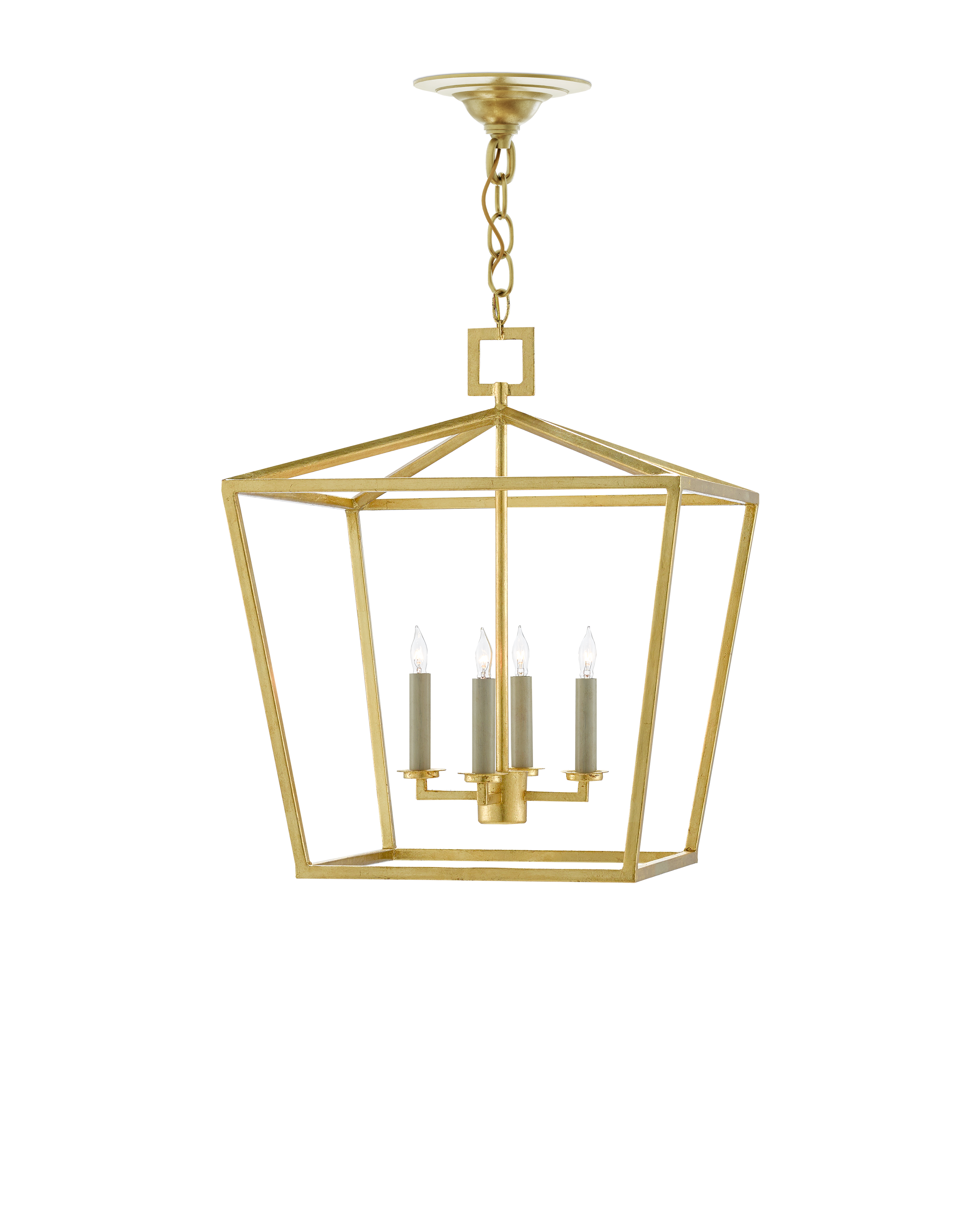 Denison Medium Gold Lantern