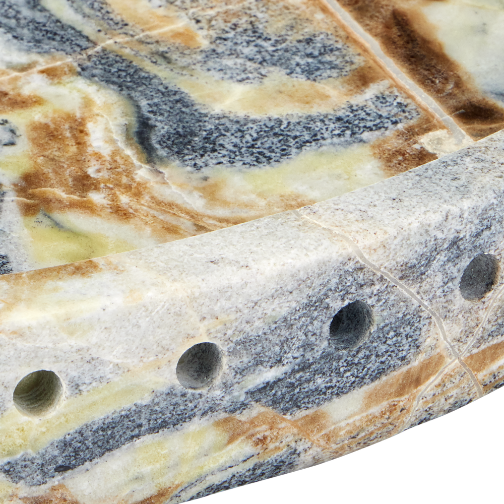 
                      
                        Freya Floral Jade Marble Tray.
                      
                    