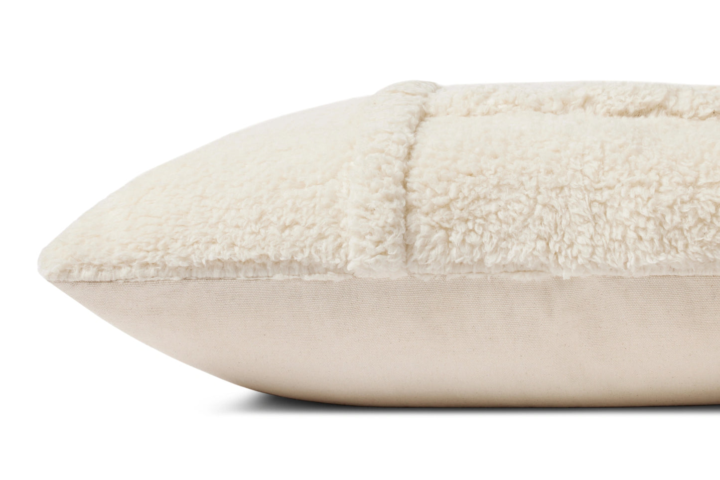 Loloi PLL0111 Ivory 13'' x 21'' Cover Only Pillow