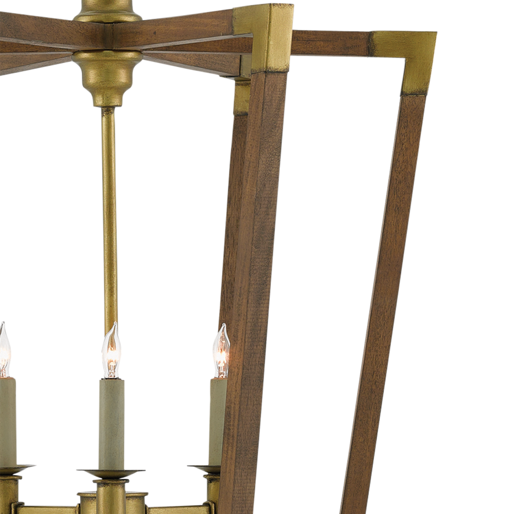 Bastian Medium Chestnut Lantern.