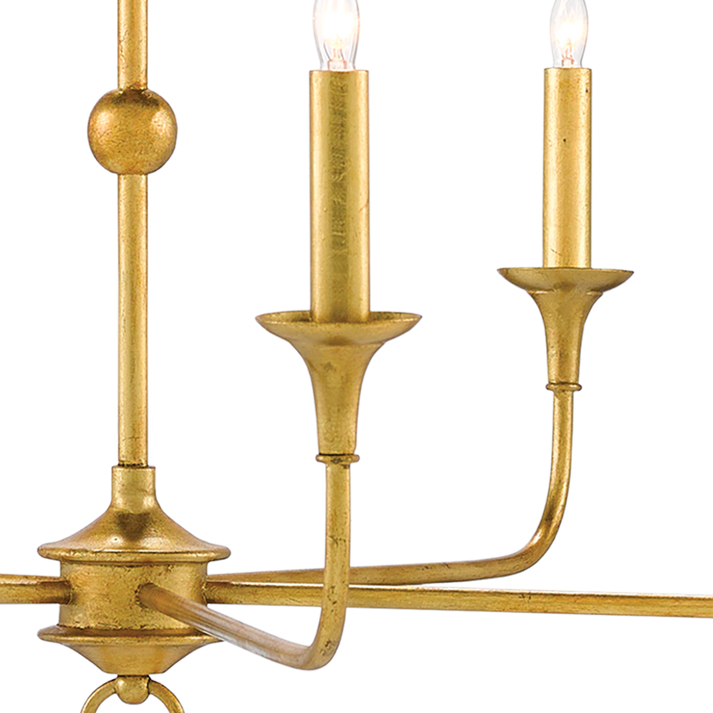 Nottaway Small Gold Chandelier