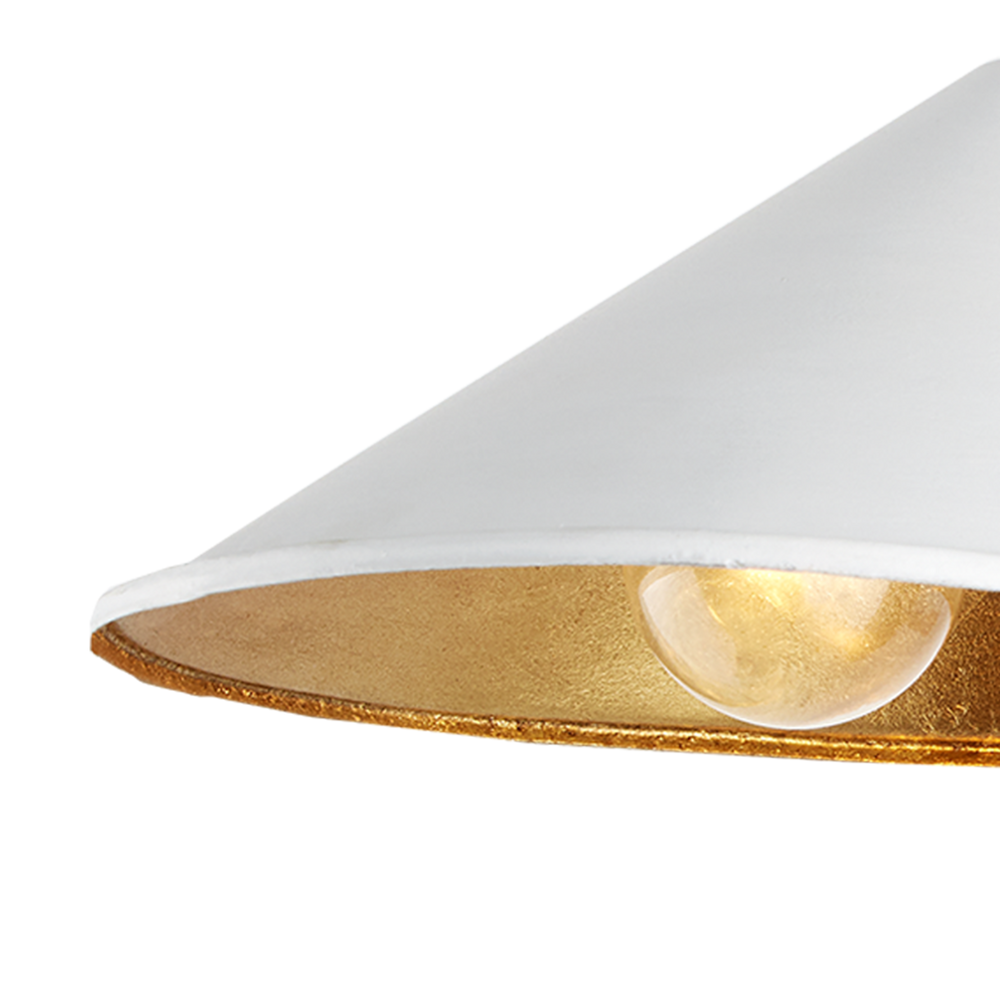 Serpa White Single Swing-Arm Wall Sconce