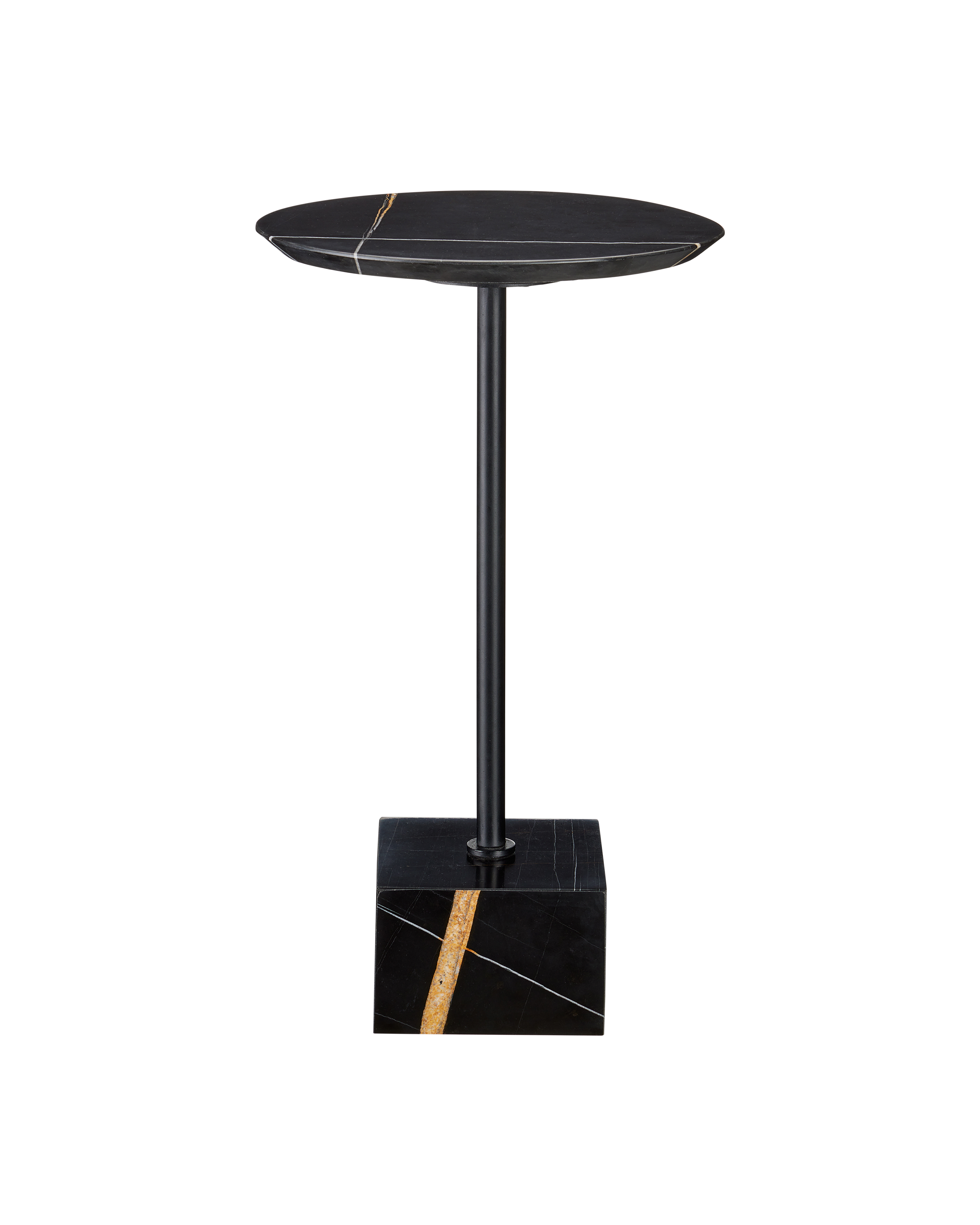 Prado Black Marble Drinks Table - Thumbnail 2