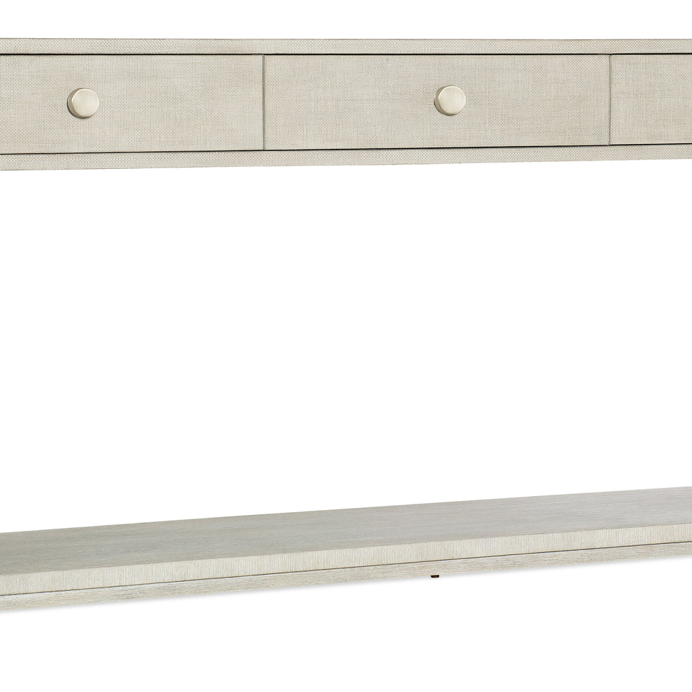 Modern Mood Console Table with Self-closing Cabinet - Diamond Finish