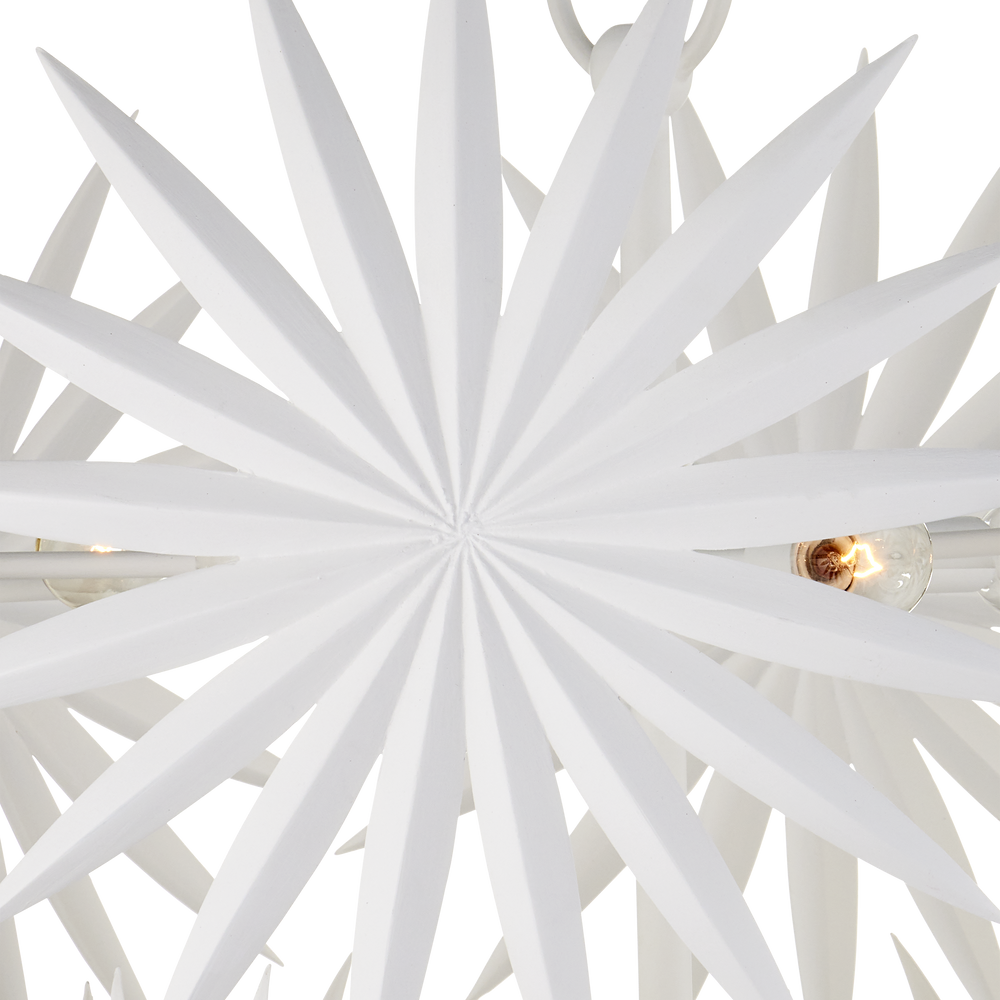 Bismarkia Medium White Chandelier