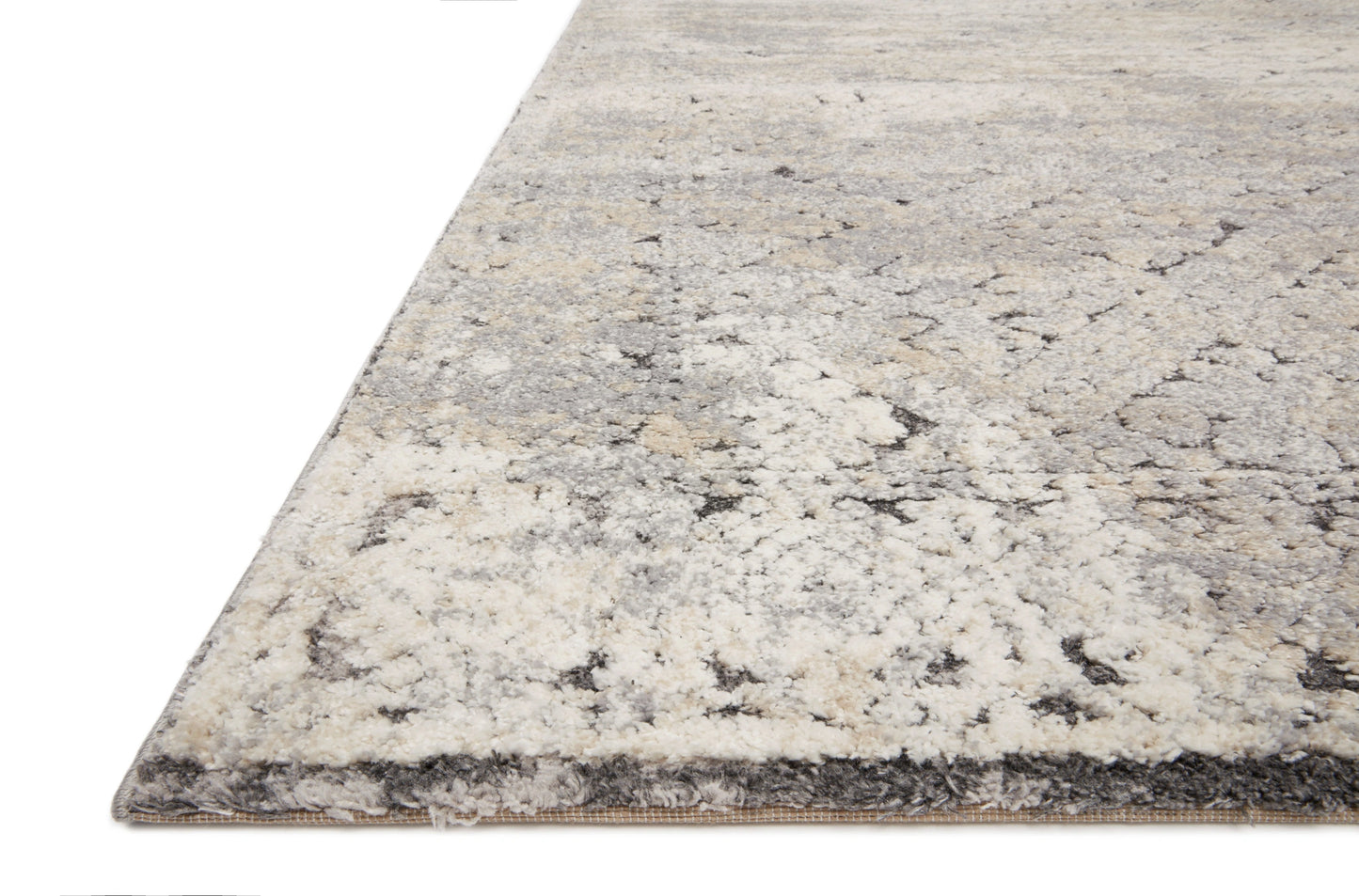 Loloi Theory Grey / Sand 2'-7" x 4' Accent Rug
