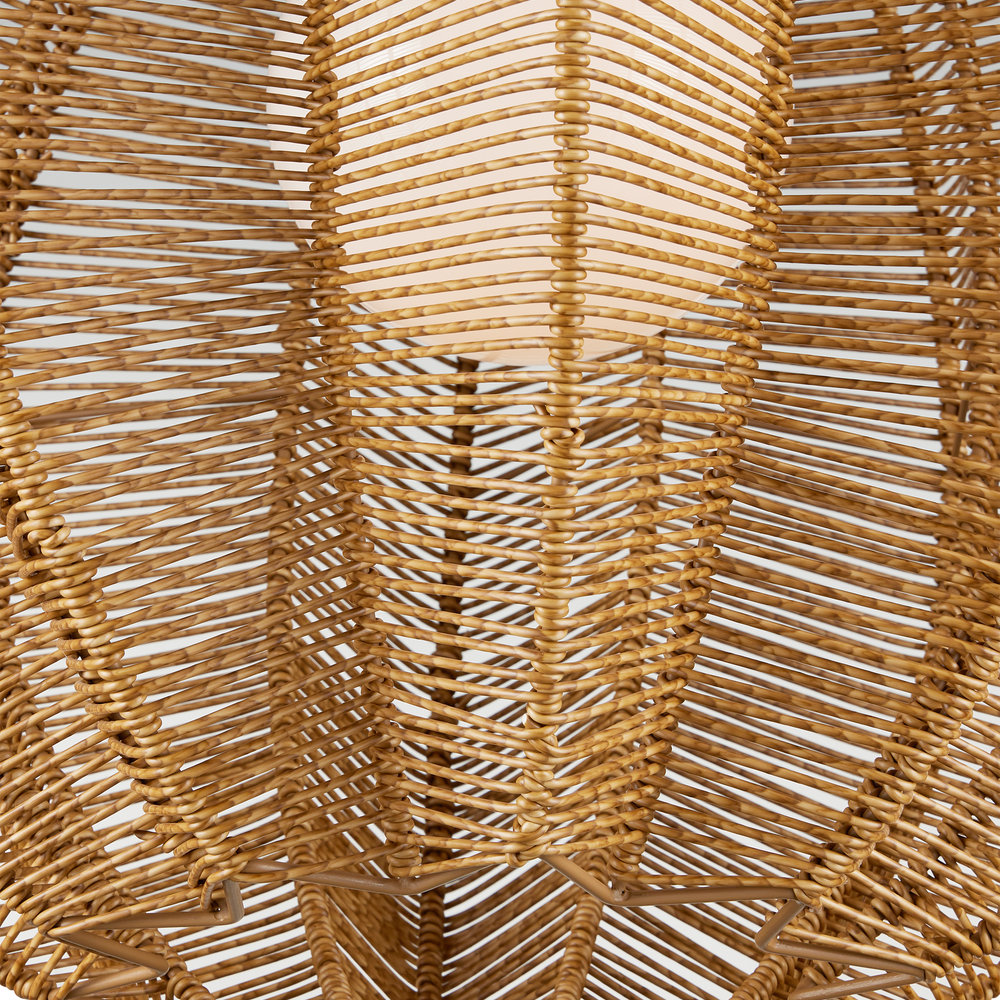 Barbary Fluted Outdoor Pendant.