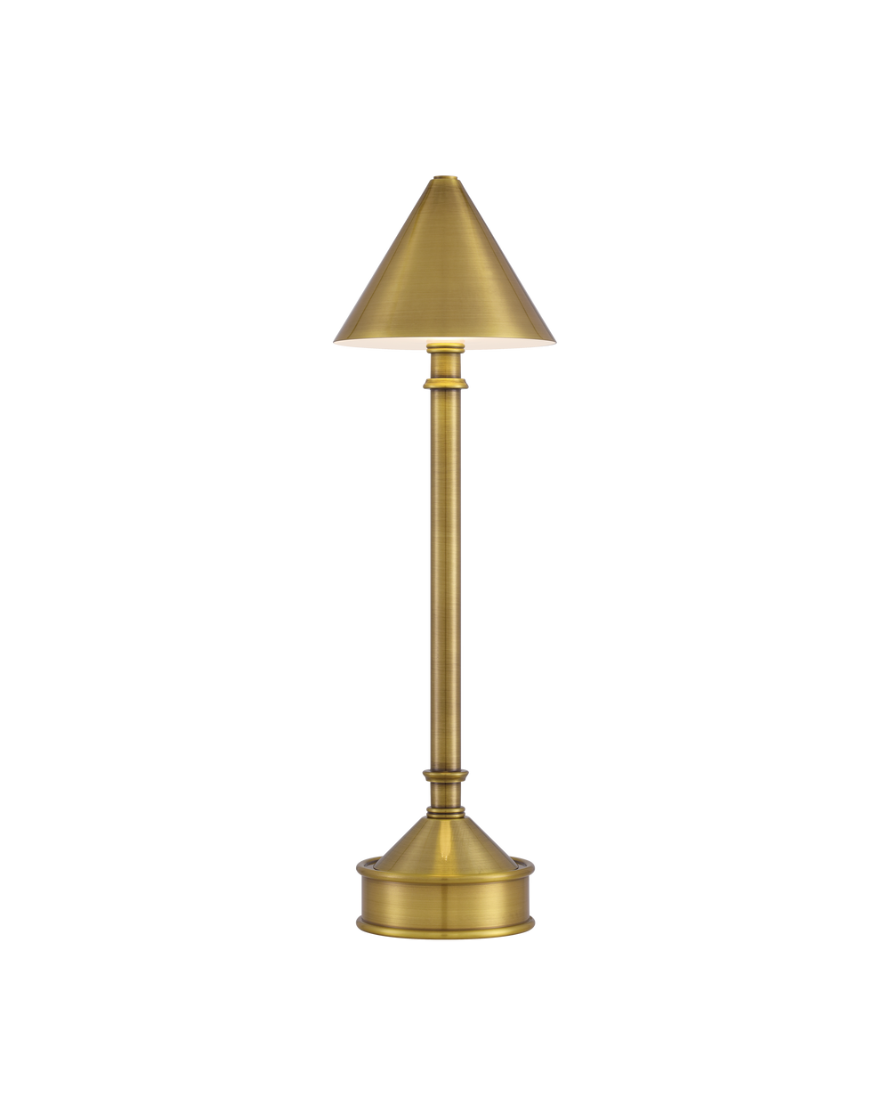 Traipse Brass Cordless Table Lamp
