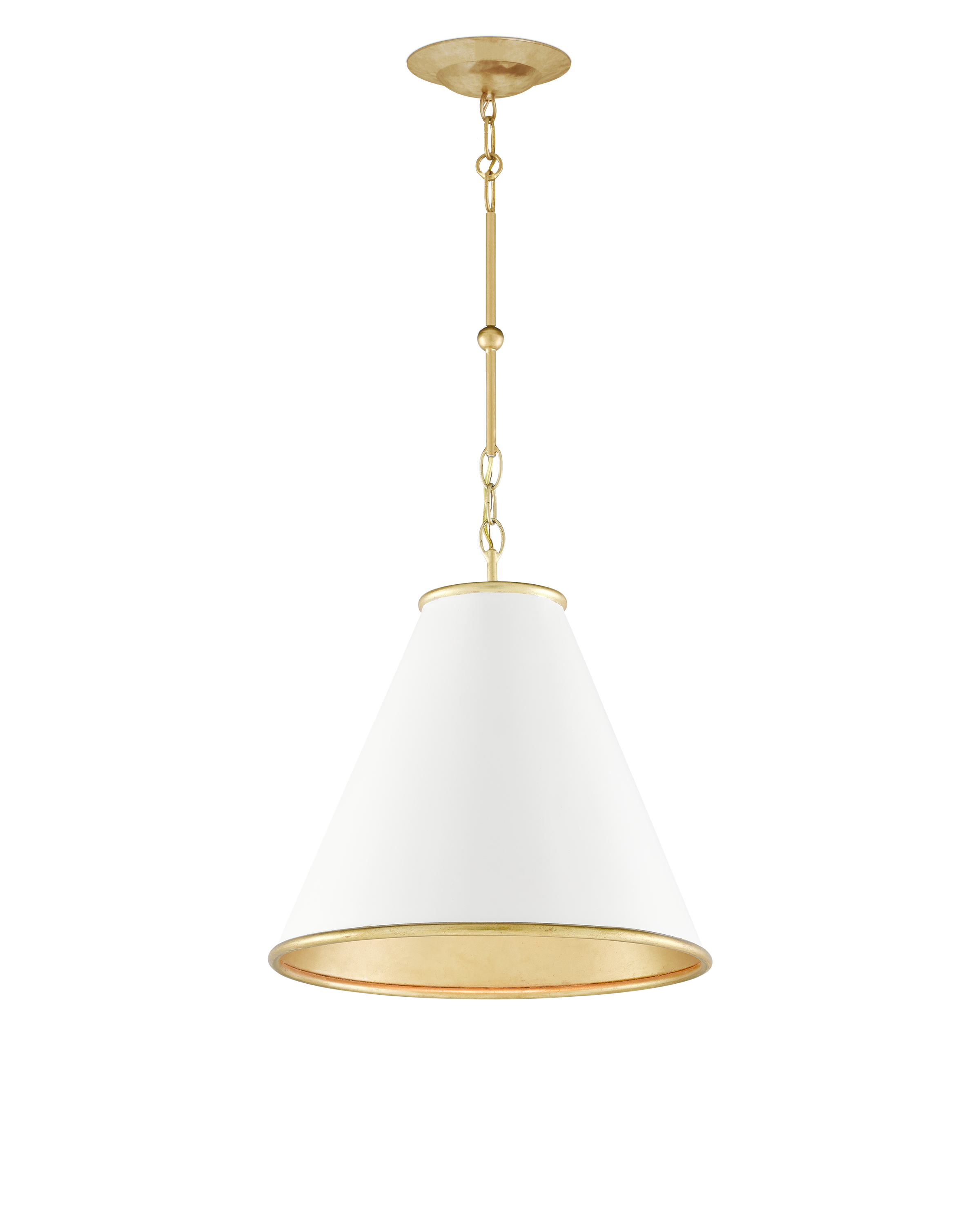 Pierrepont Small White Pendant