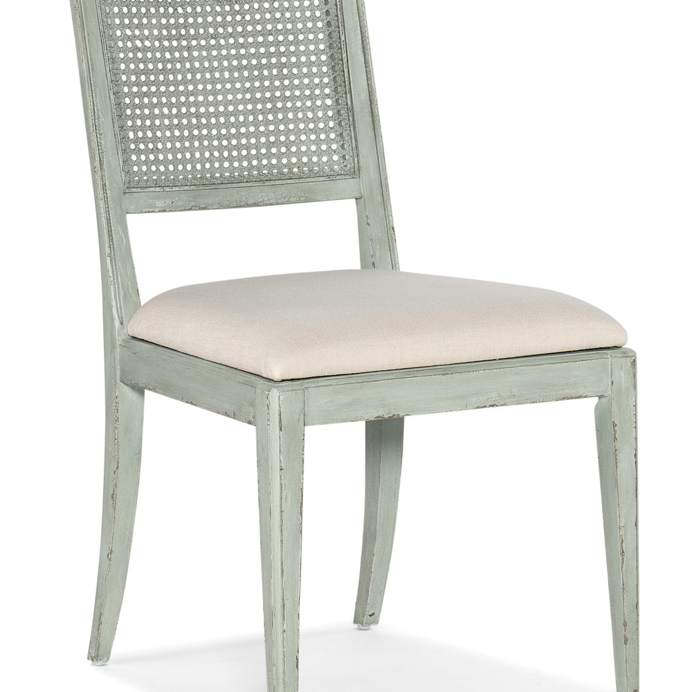 Charleston Upholstered Seat Side Chair - Haint Blue