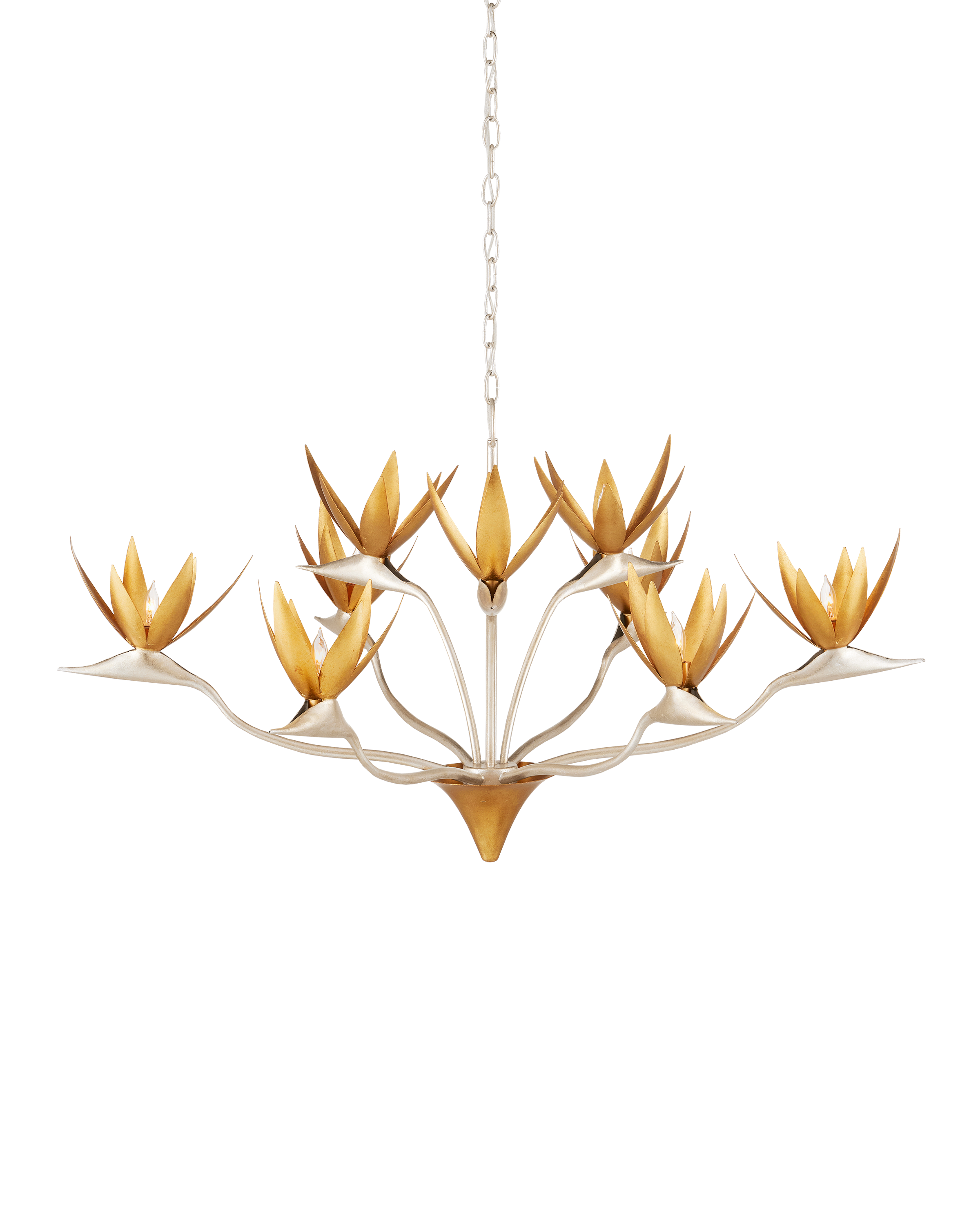 Paradiso Silver & Gold Chandelier - Thumbnail 4
