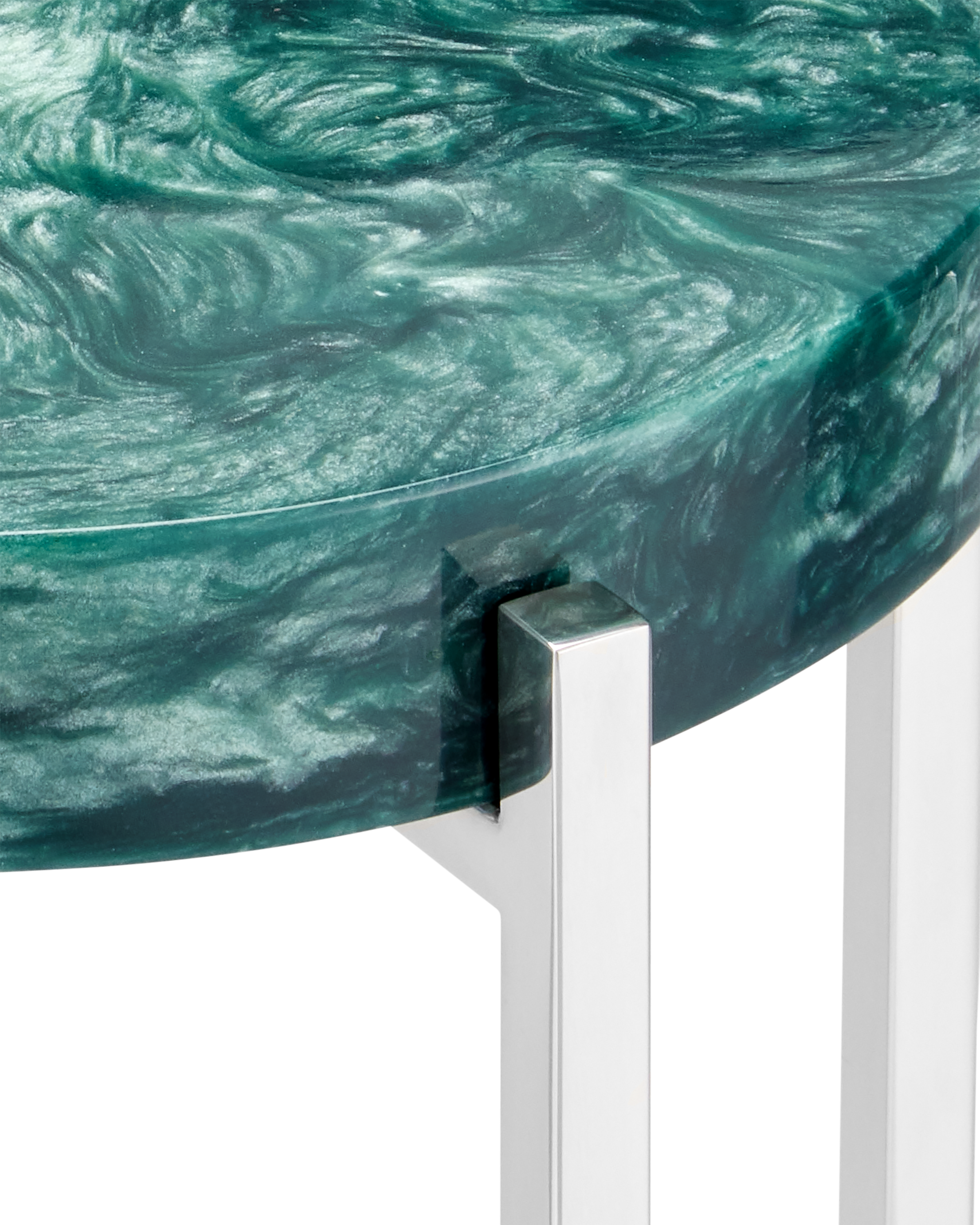Rina Teal Drinks Table - Thumbnail 4