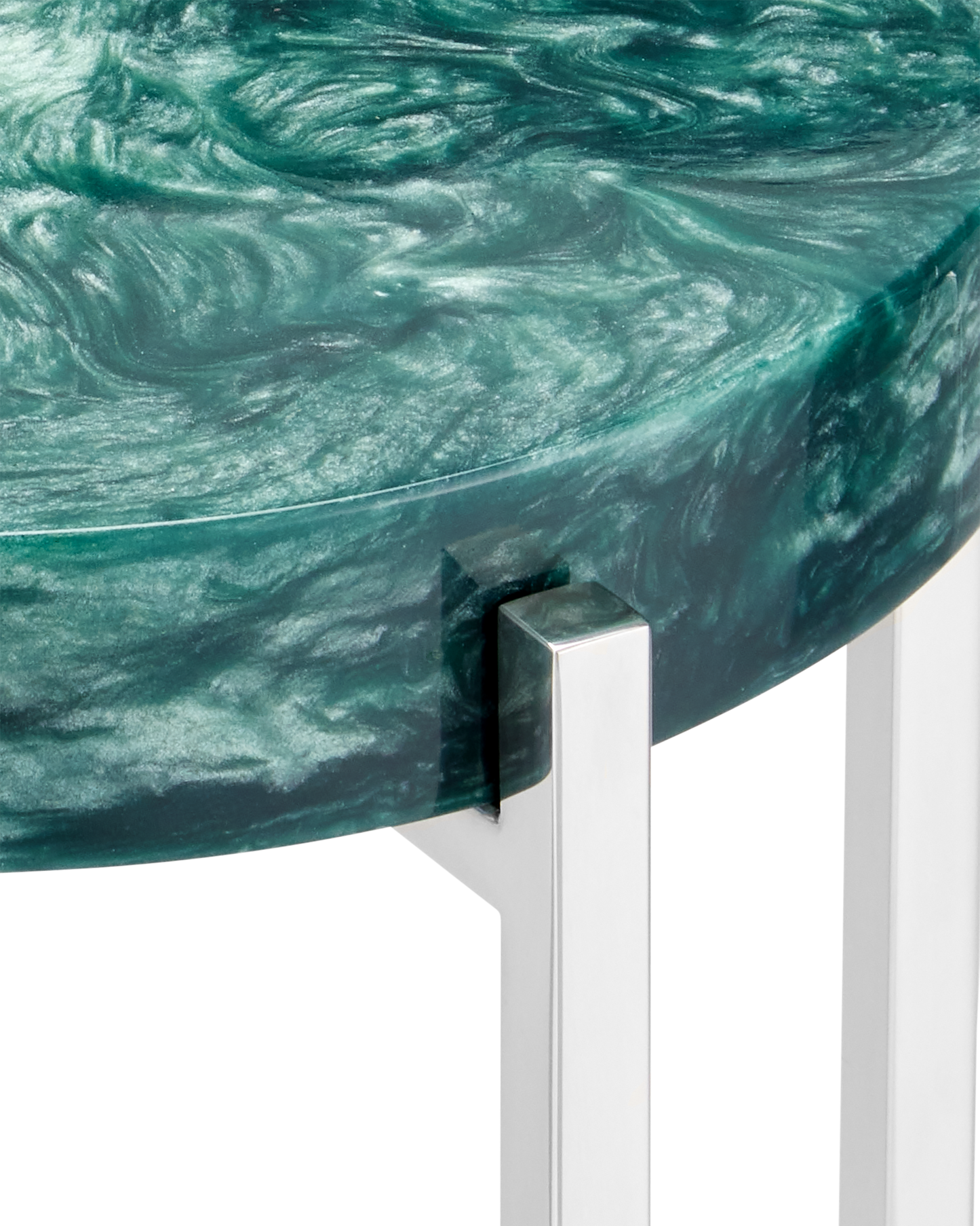Rina Teal Drinks Table