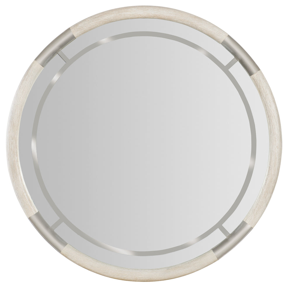 Modern Mood Round Mirror - Diamond Finish