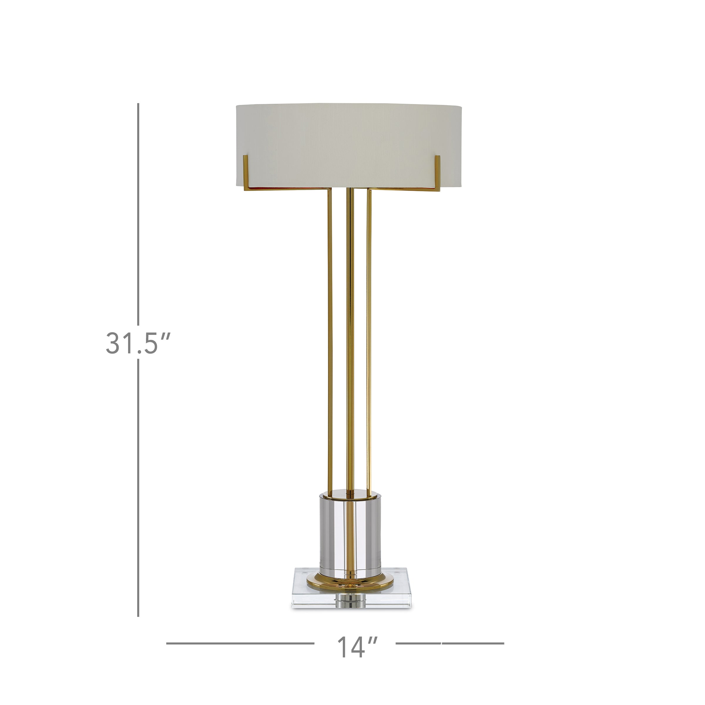 Winsland Brass Table Lamp - Thumbnail 2