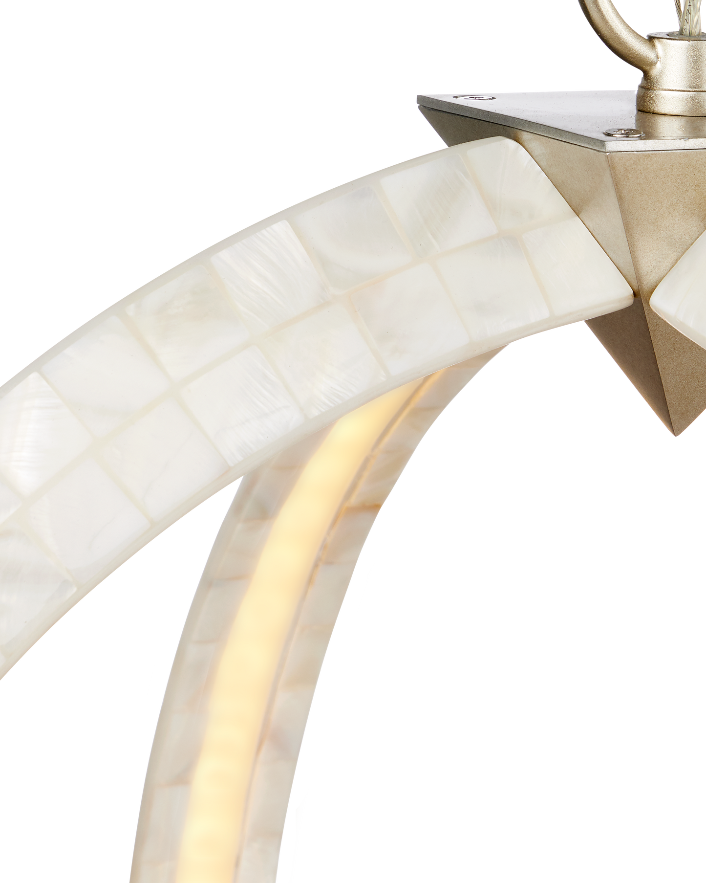 Arietta White Orb Chandelier.