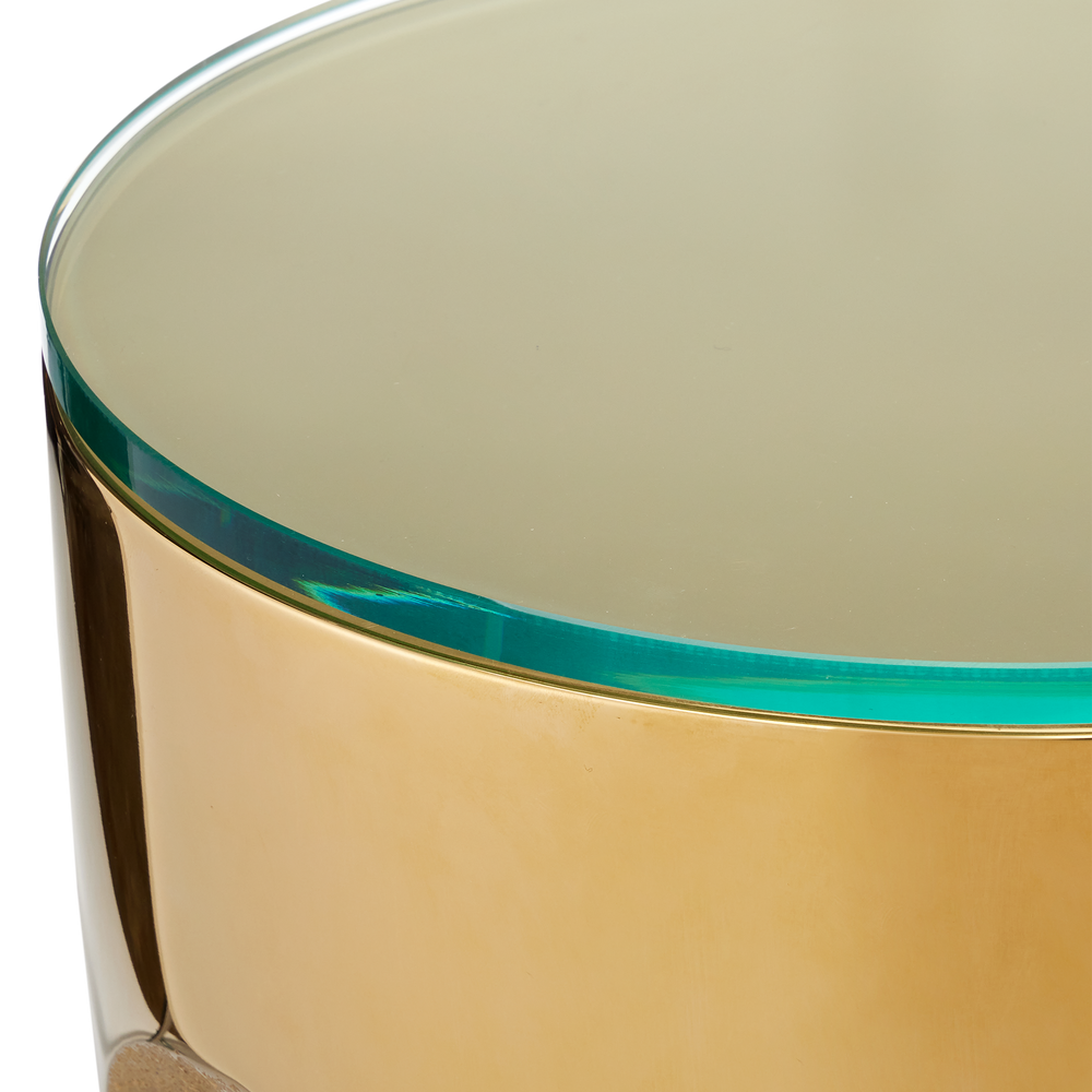 Lemy Brass Drinks Table
