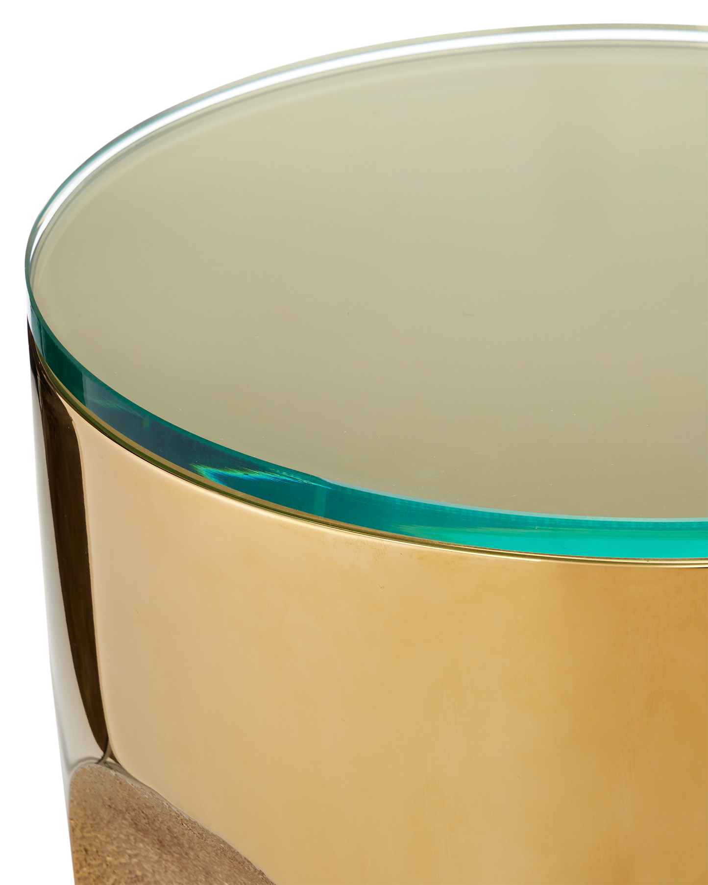 Lemy Brass Drinks Table