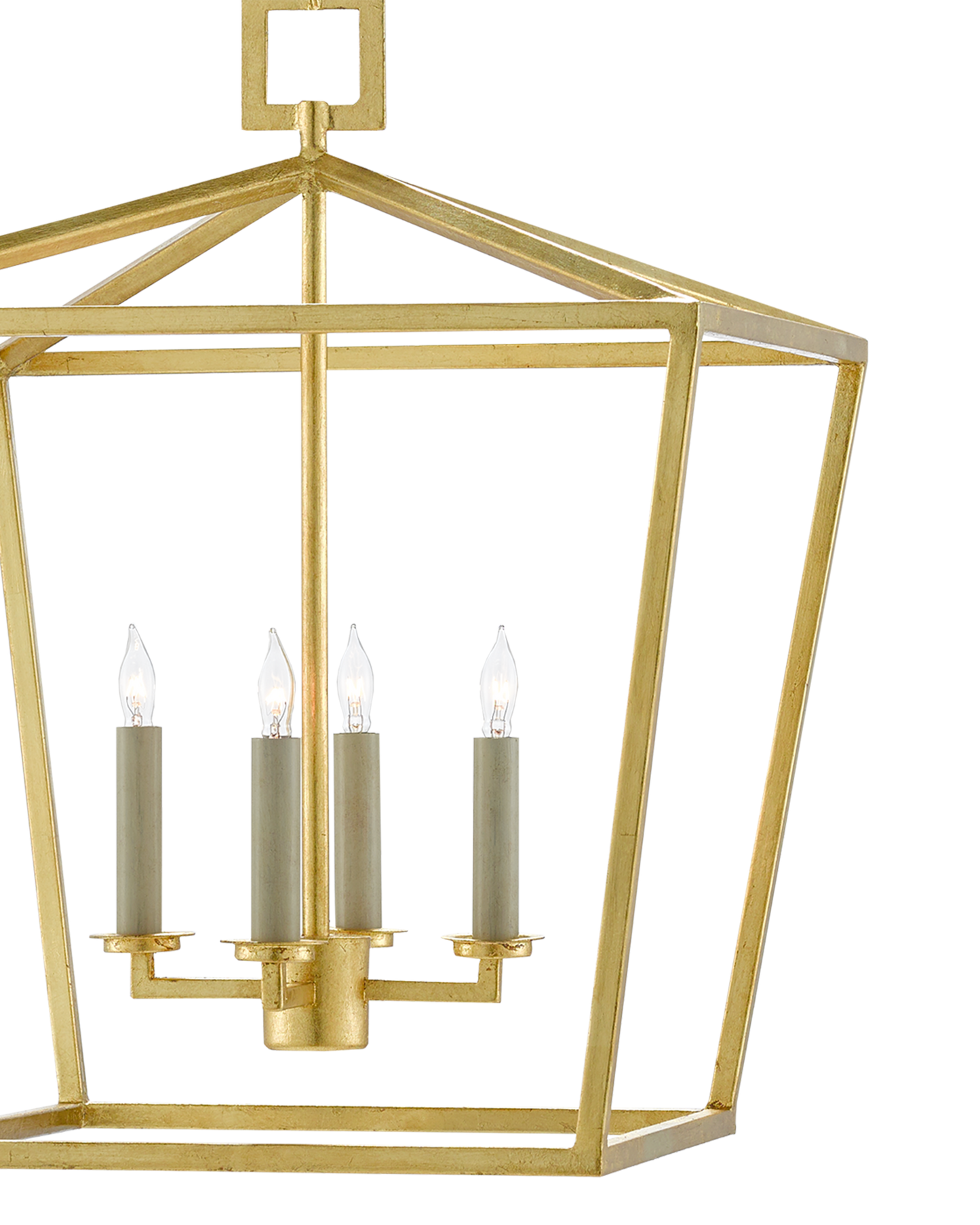 Denison Medium Gold Lantern.