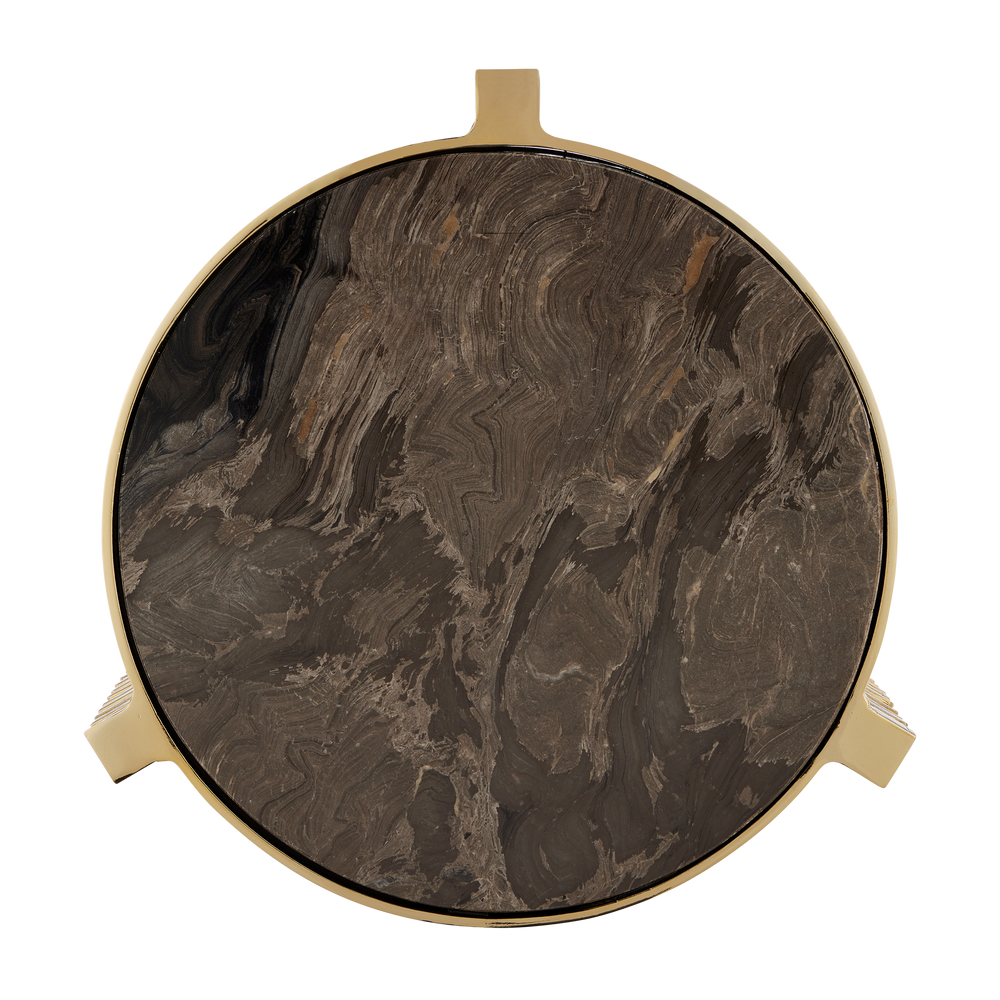 
                      
                        Corrado Cappuccino Marble Accent Table
                      
                    