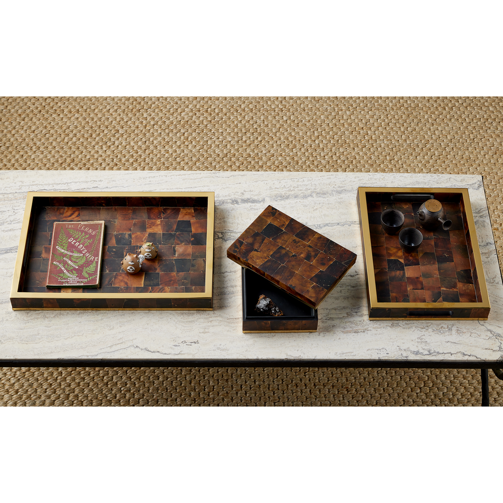
                      
                        Casey Brown Tray Set of 2.
                      
                    