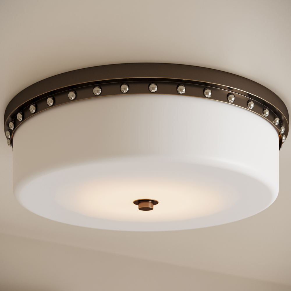 
                      
                        Barnabe Brass Flush Mount
                      
                    