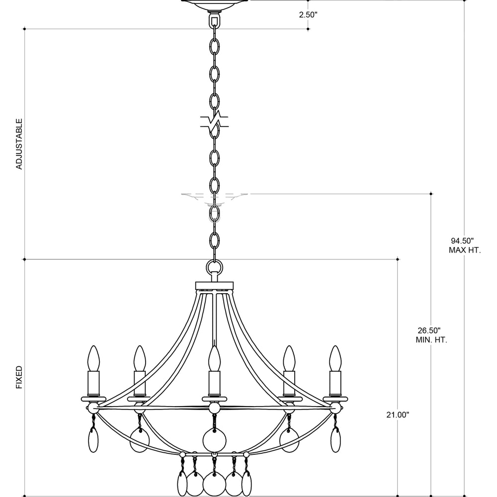 
                      
                        Novella Small Black Chandelier
                      
                    