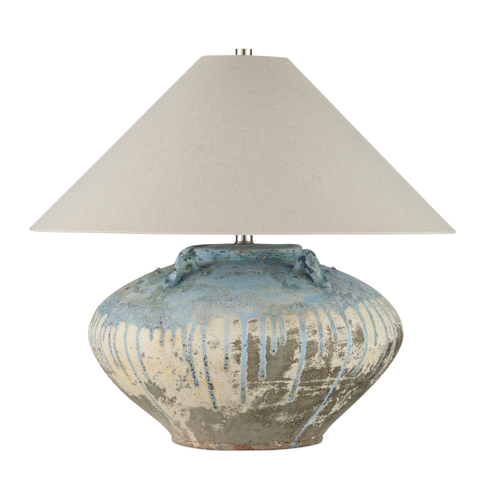 
                      
                        Catania Antique Blue Drip Table Lamp
                      
                    