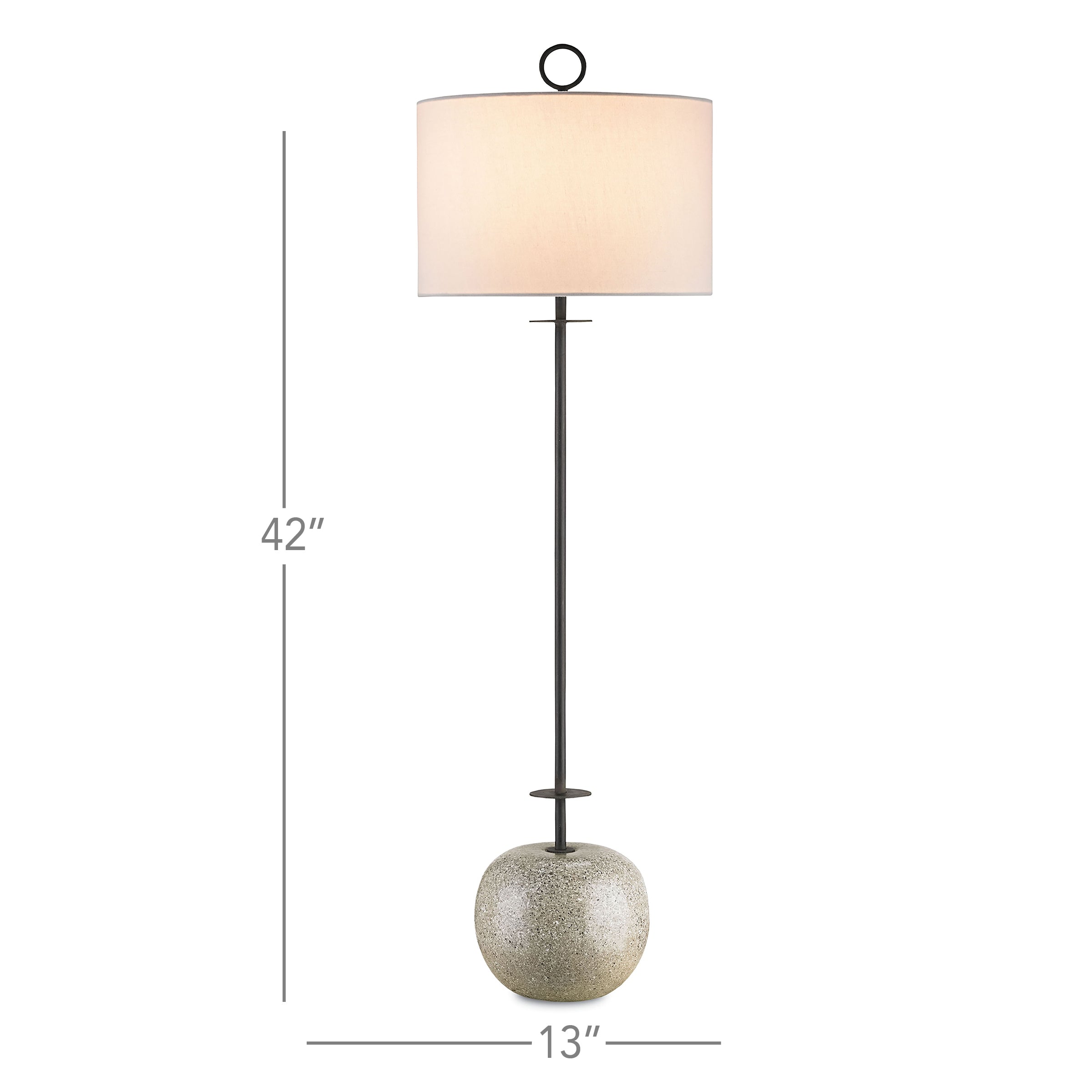 Currey & Company Atlas Console Lamp - Thumbnail 2