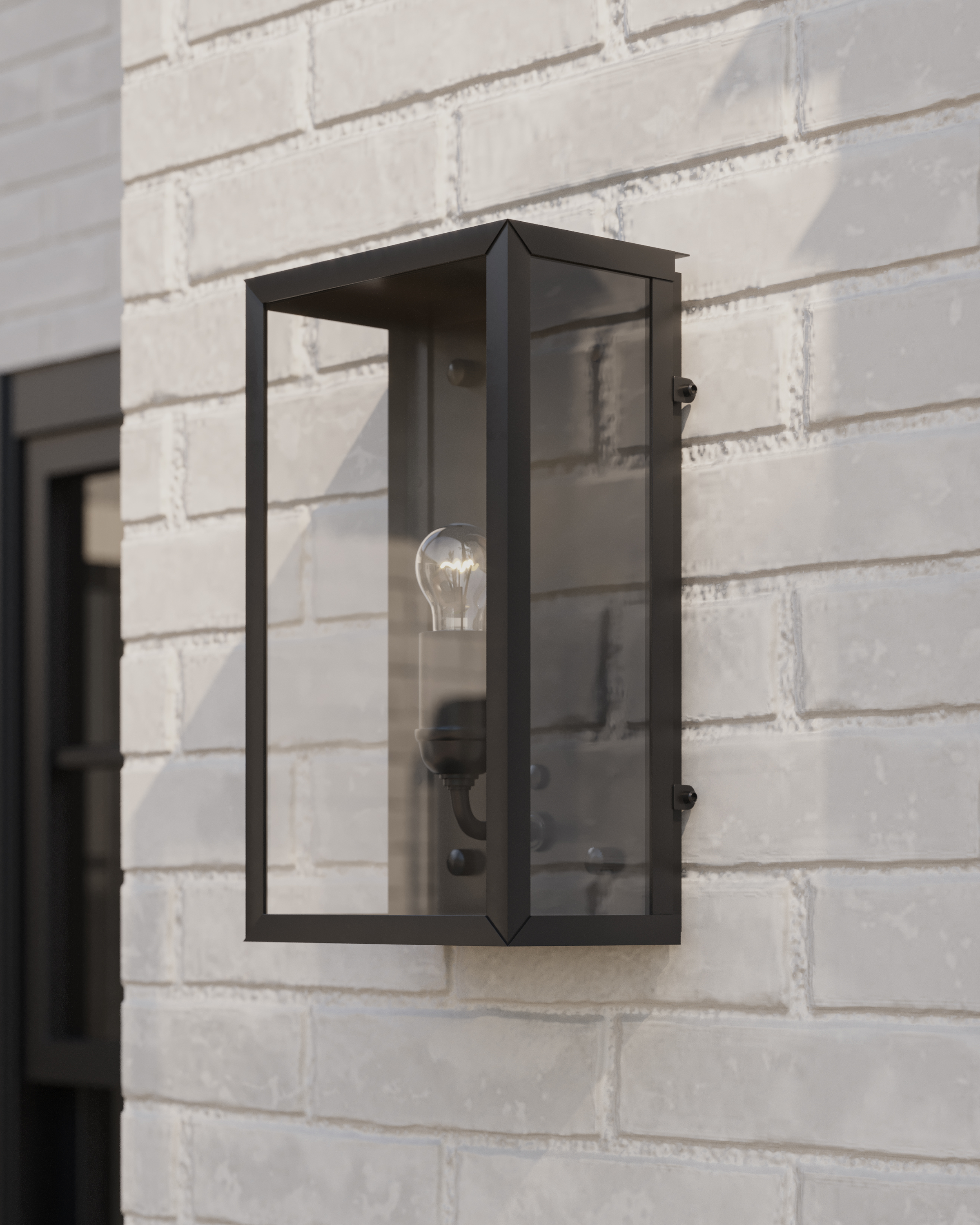 Royster Black Outdoor Wall Sconce - Thumbnail 3