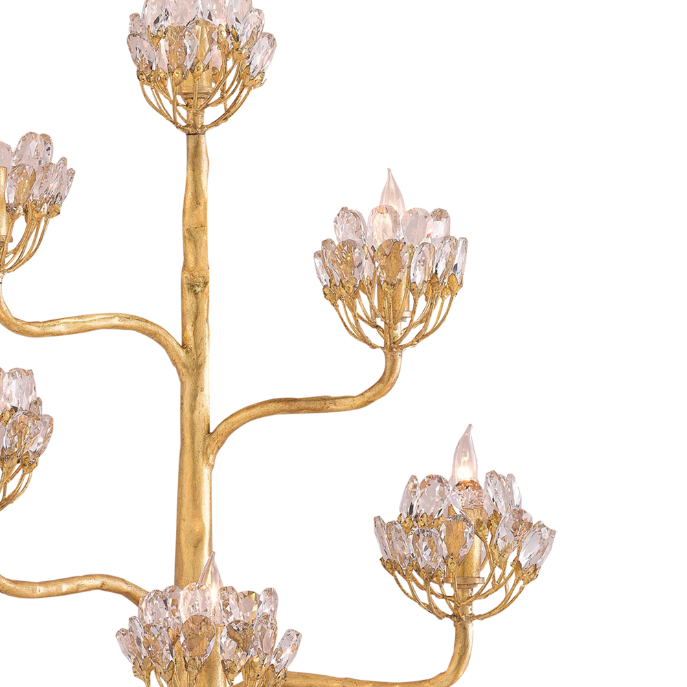 Agave Americana Gold Wall Sconce