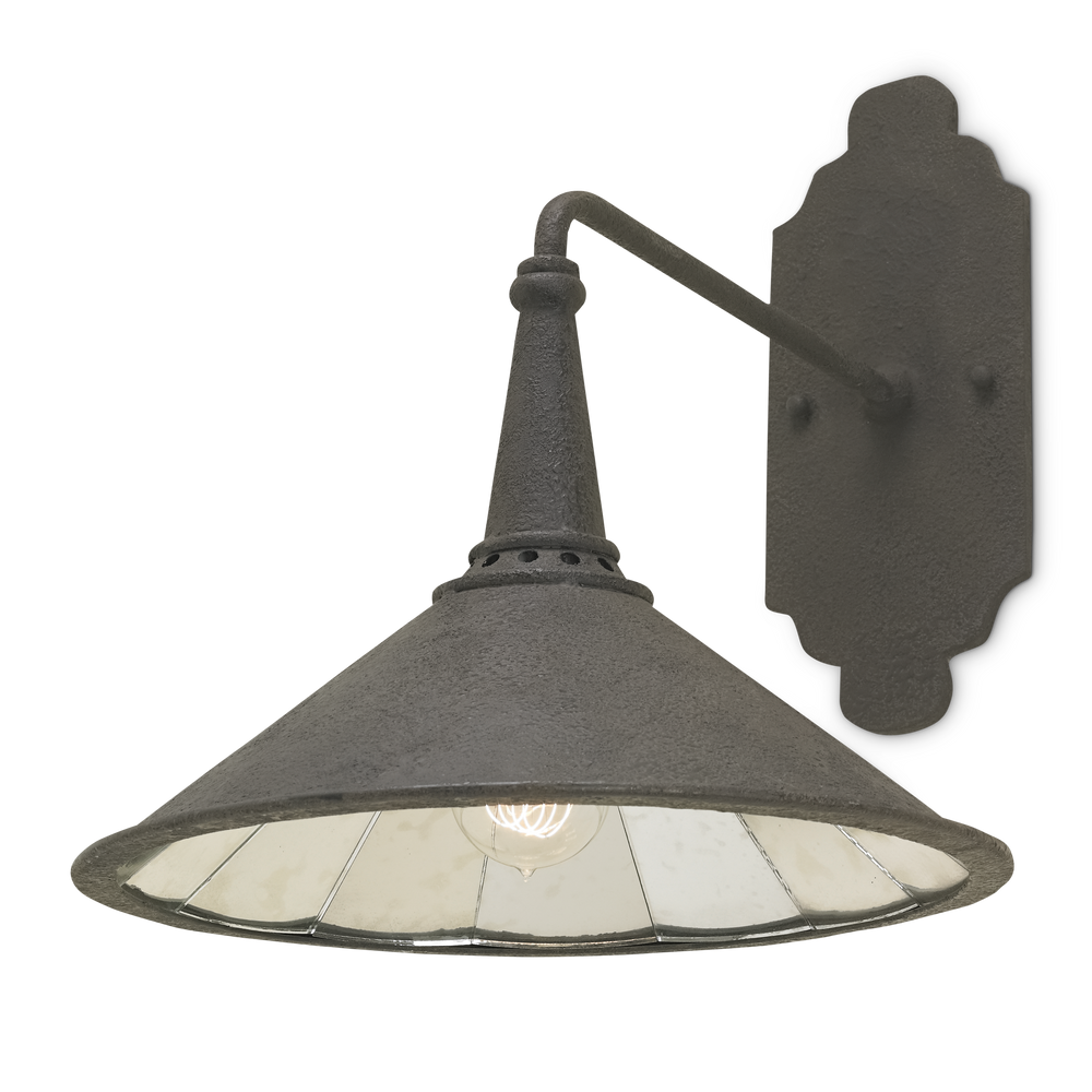 Manuscript Black Wall Sconce