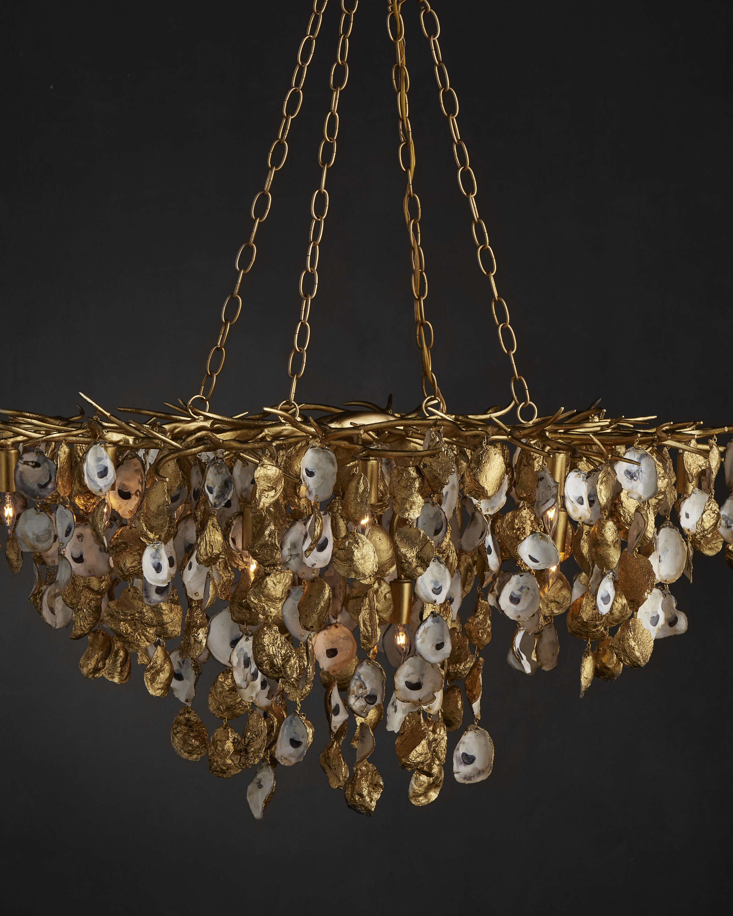 Lucullan Gold Chandelier