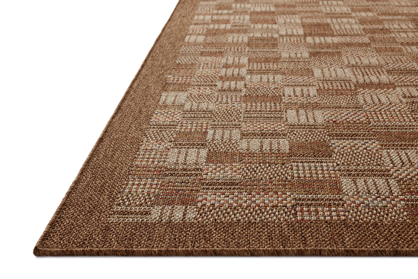 Loloi Merrick Chestnut / Fiesta 3'-9" x 5'-9" Accent Rug