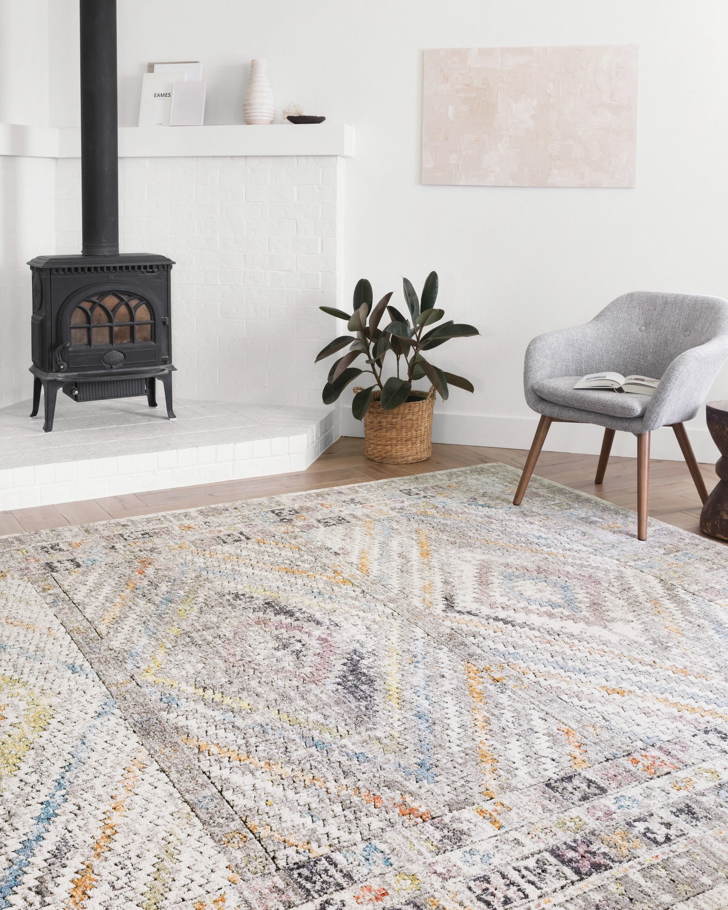 Loloi Dante Ivory / Multi 7'-10" x 10'-6" Area Rug