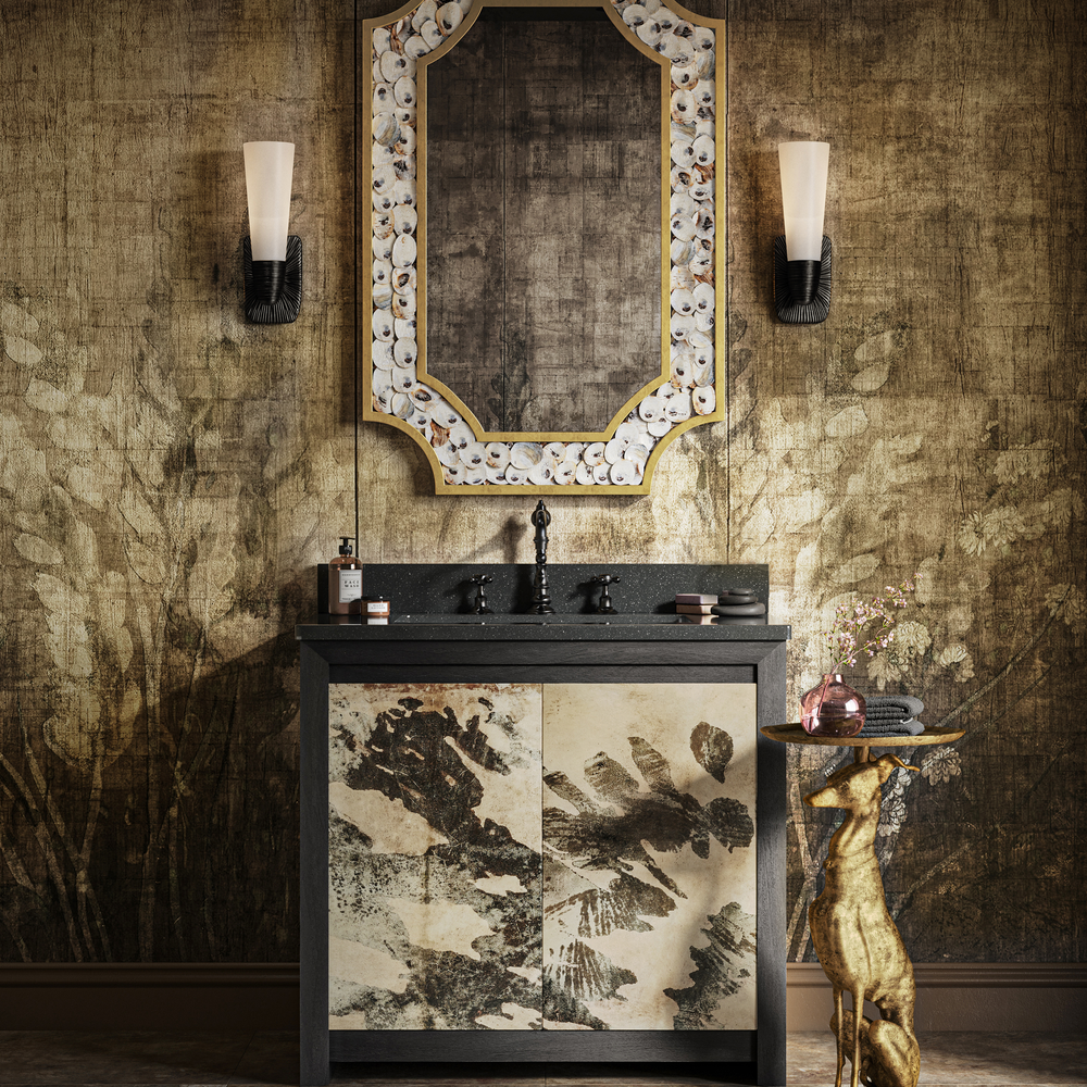 
                      
                        Bonaz Bronze Bath Wall Sconce
                      
                    