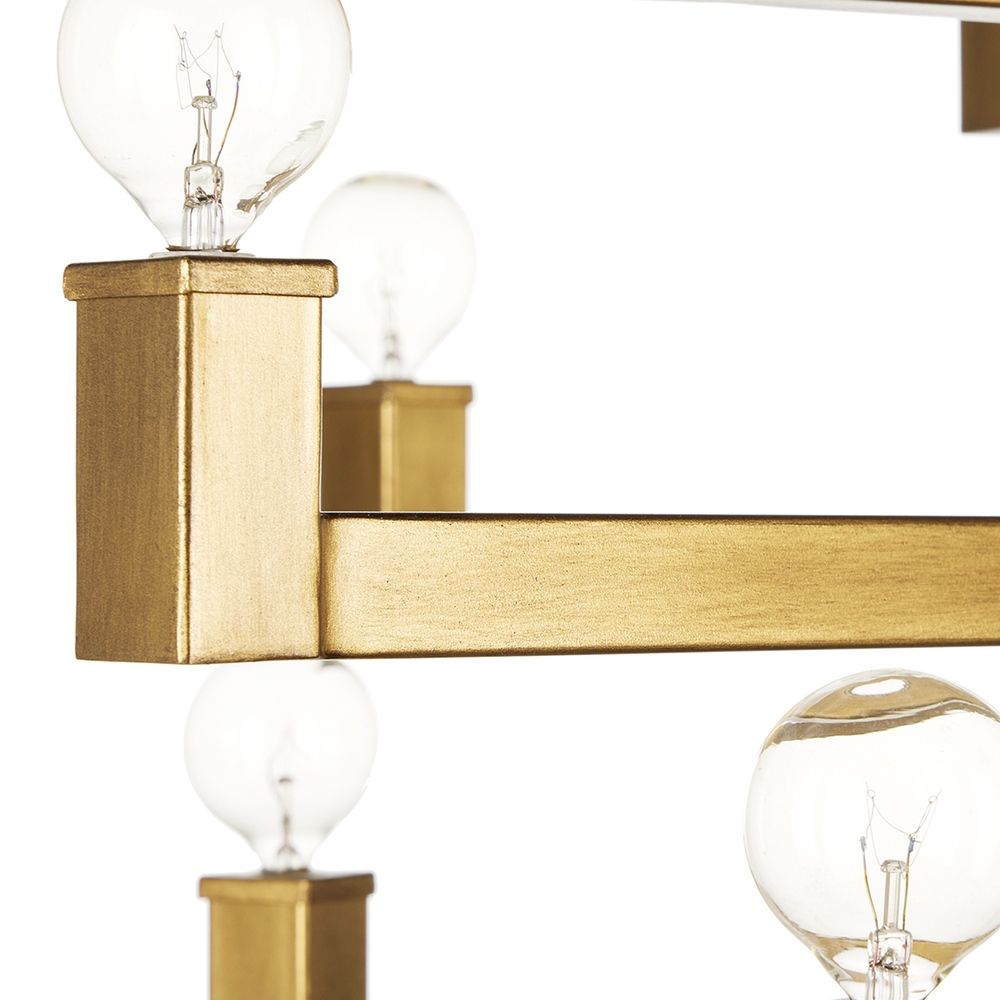 Andre Grande Brass Chandelier
