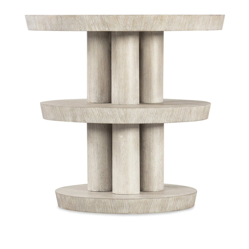 Modern Mood Round Side Table - Diamond Finish