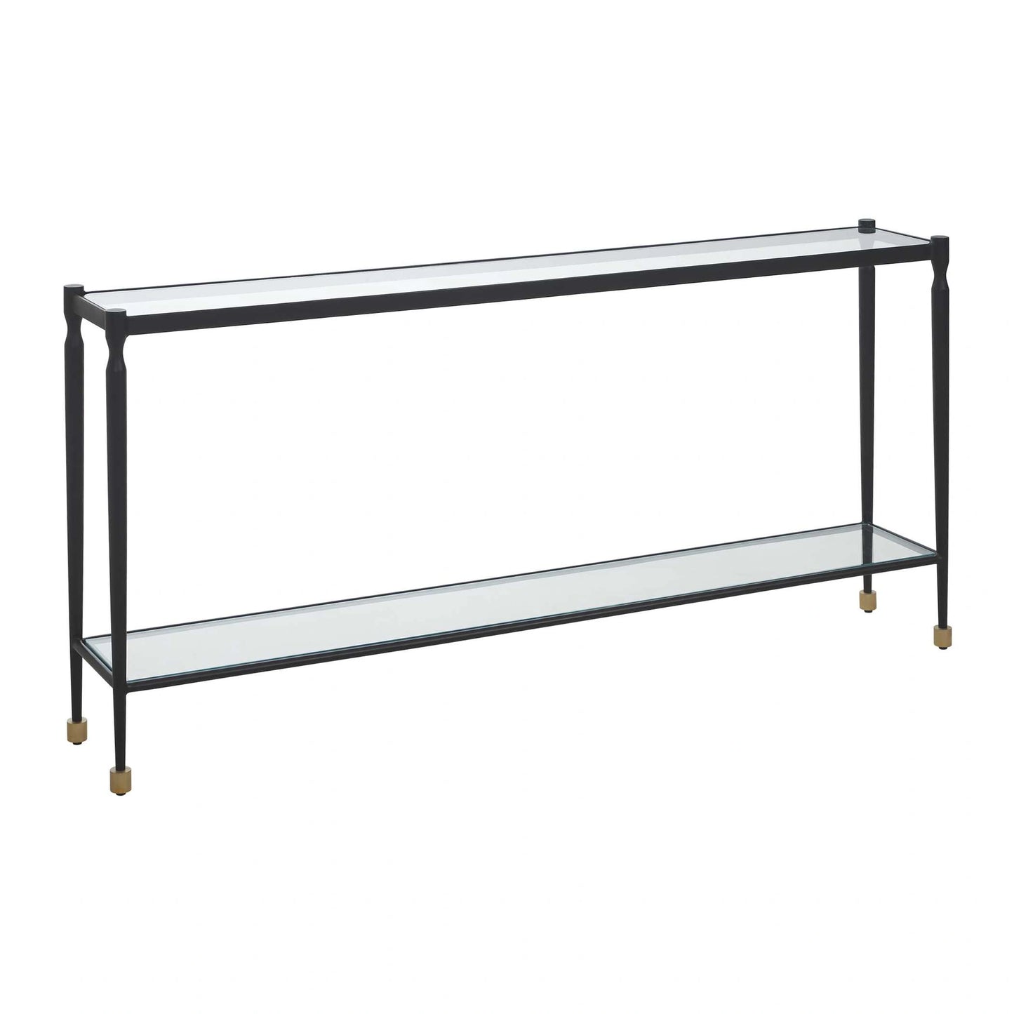 Uttermost Javana Glass / Iron Console Table