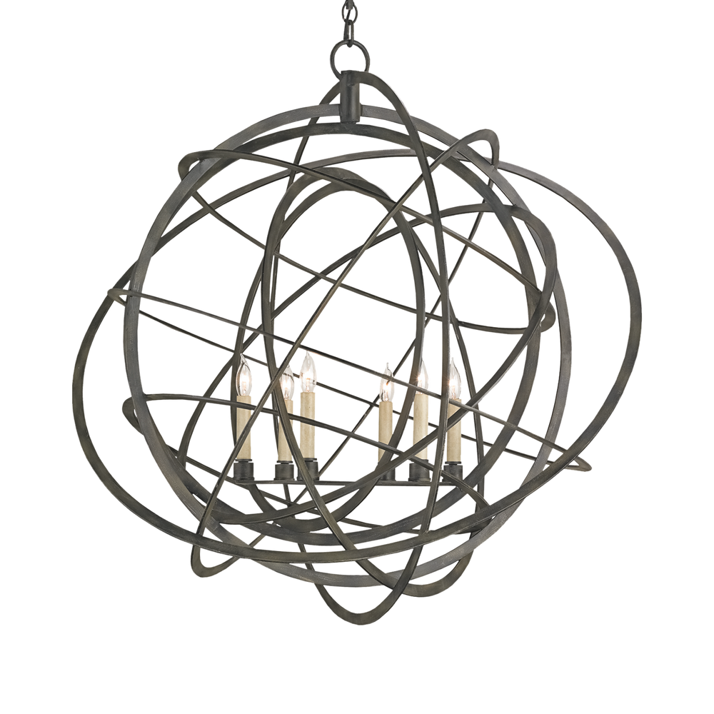 Genesis Black Orb Chandelier