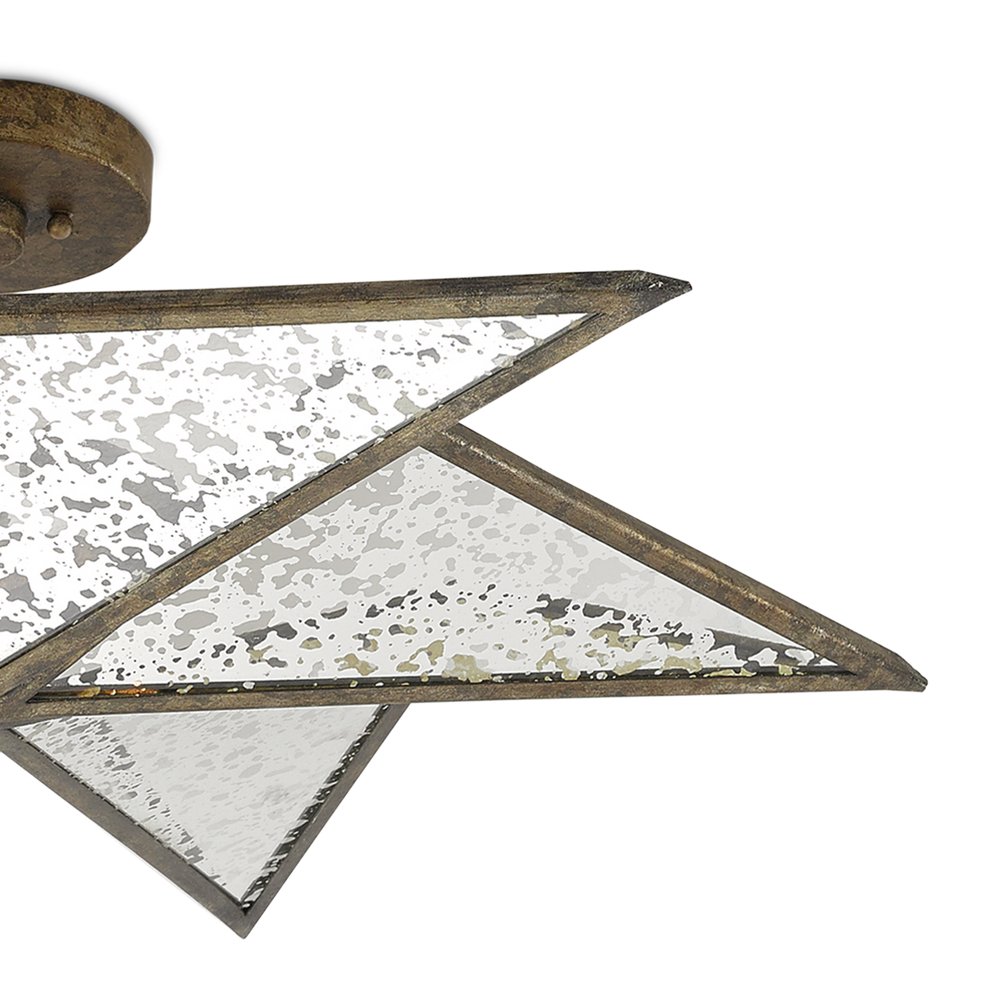 Stargazer Bronze Semi-Flush Mount
