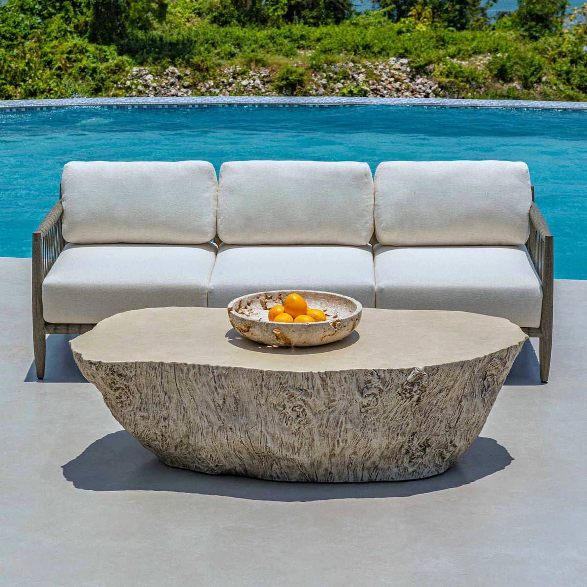 Quarried Stone Indoor-Outdoor Bowl