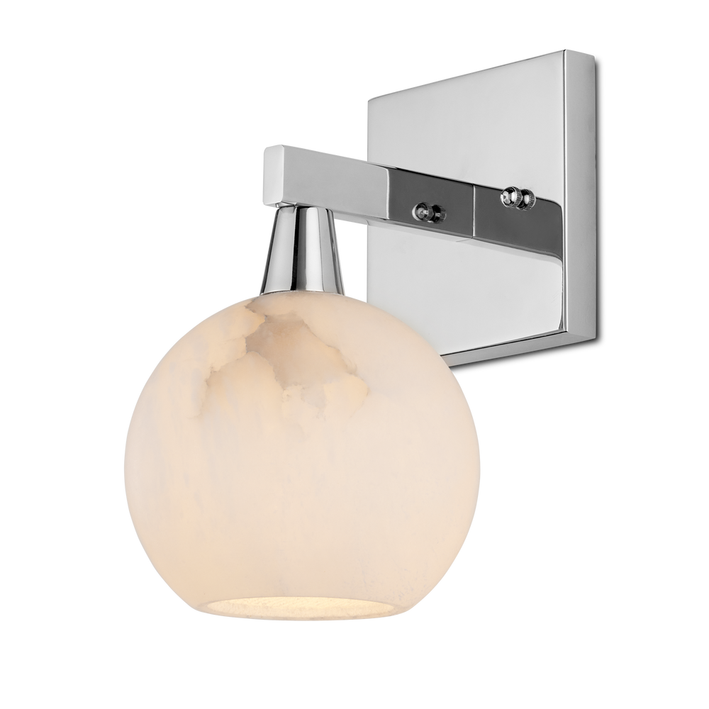Bombelles Nickel Bath Wall Sconce