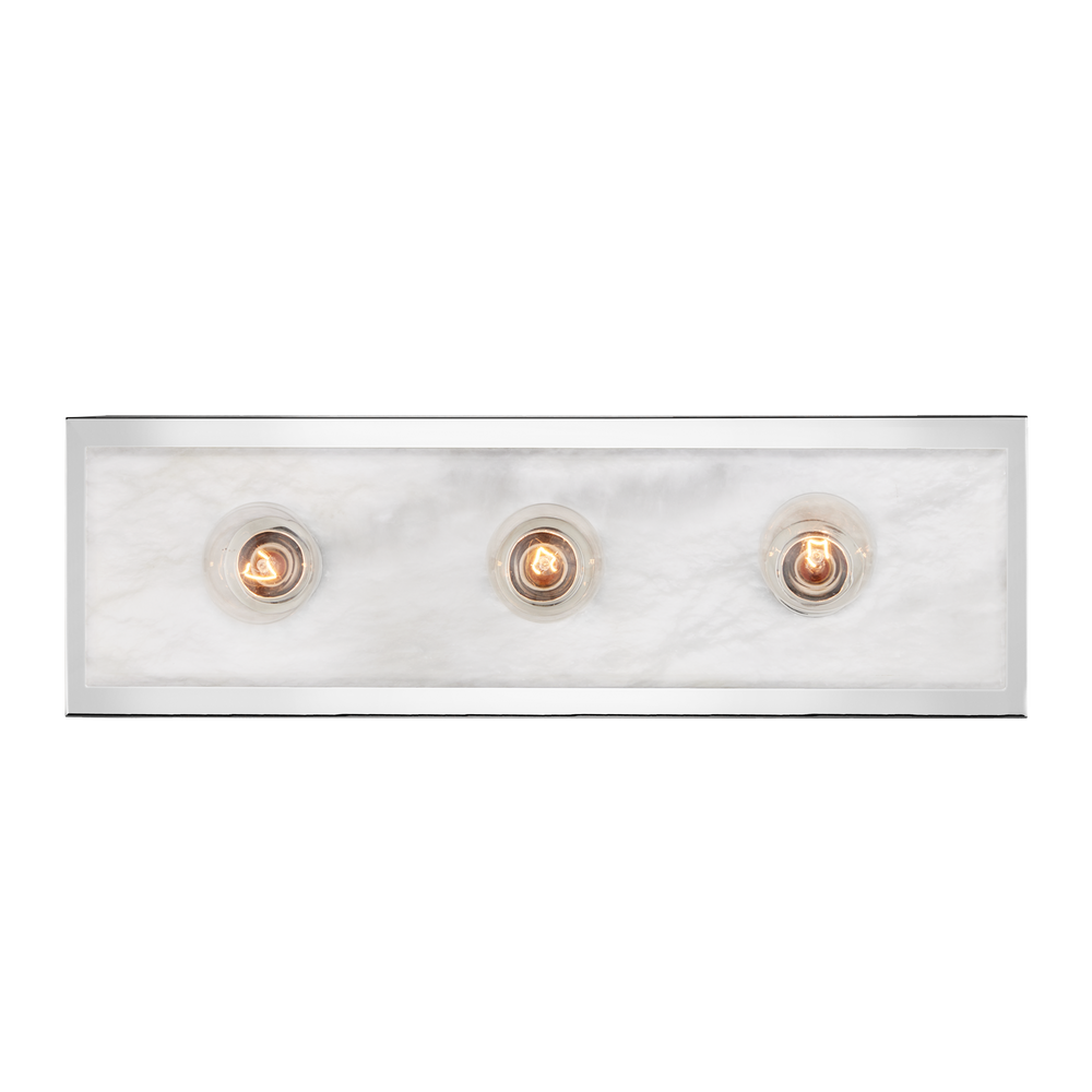 Berdine Medium Nickel Bath Wall Sconce